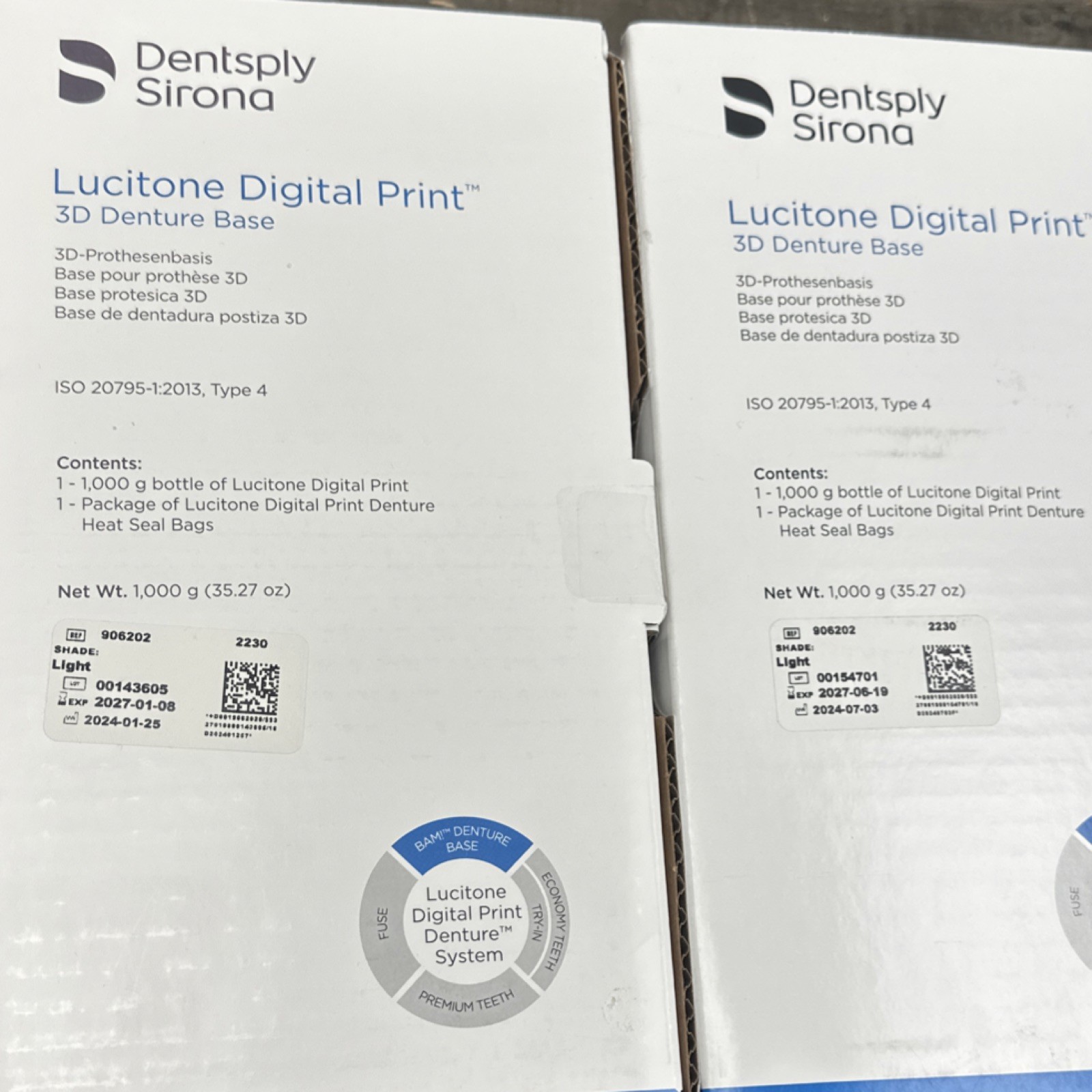 Dentsply Sirona Lucitone Digital Print 3D Denture Base Dental Laboratory