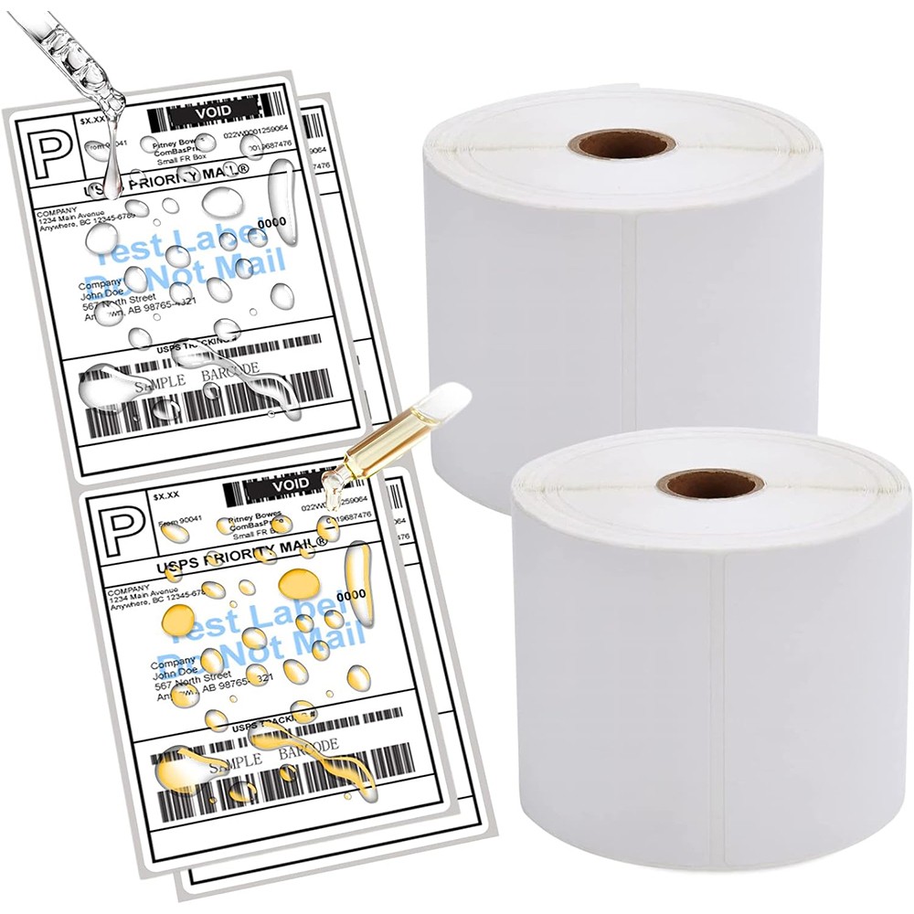 4″ x 6″ 450/Roll Direct Thermal Shipping Labels For Zebra ZP450 Eltron 2844 2824