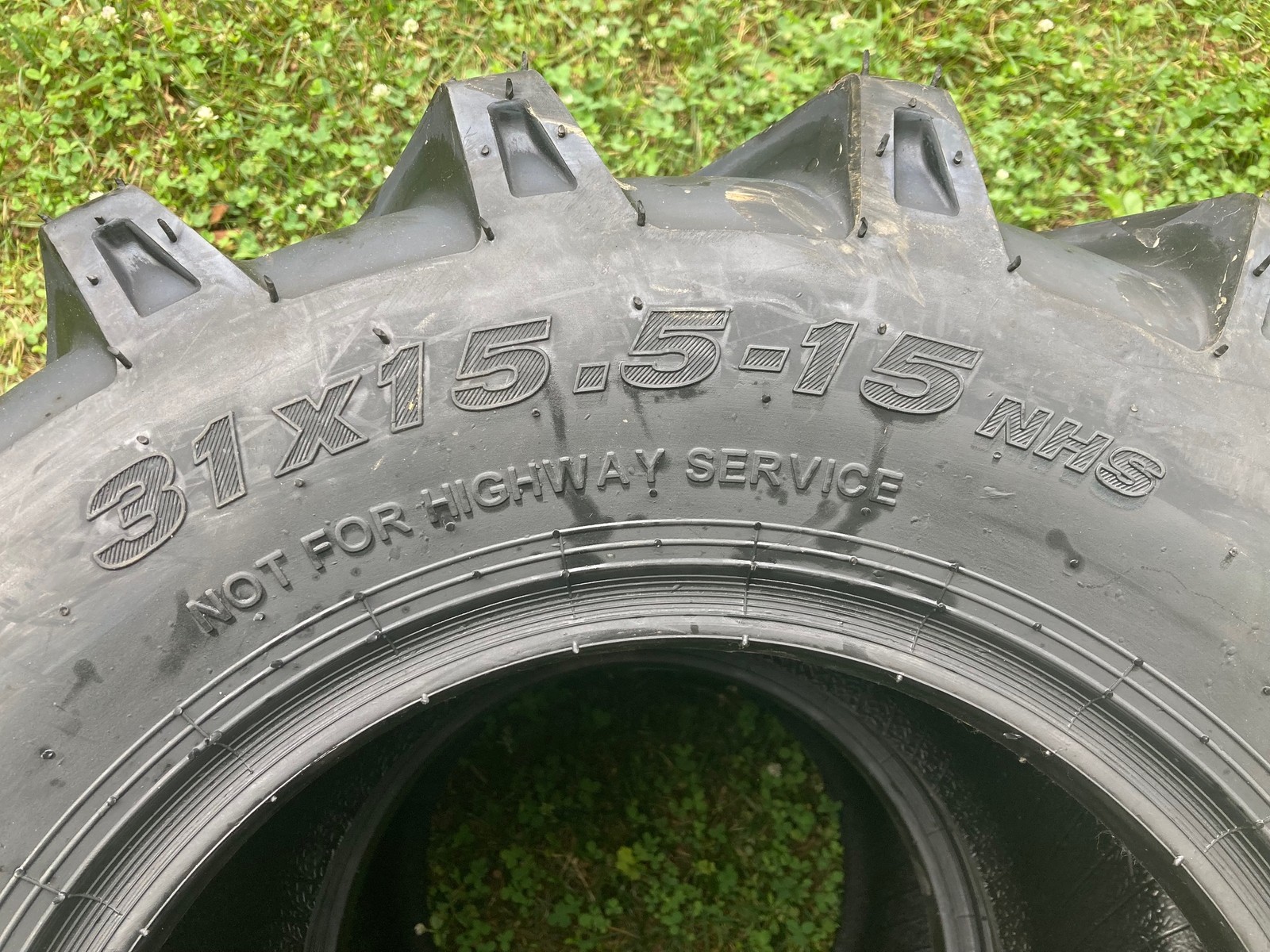 2 NEW 31X15.5-15 Trencher Tires -I-3 Tread -12 PR -31-15.50-15 -Forerunner QH645