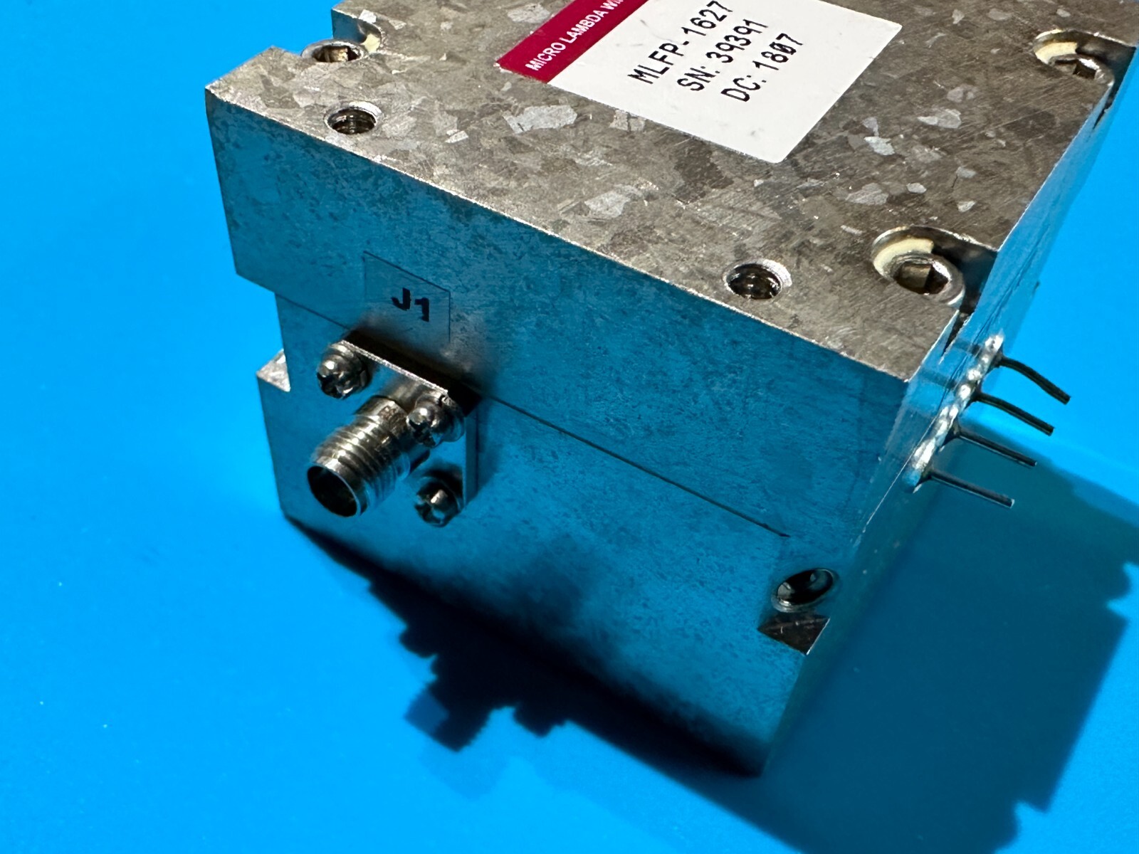 Micro-Lambda Wireless MLFP-1627 bandpass YIG Filter Tektronix Synthesys Research