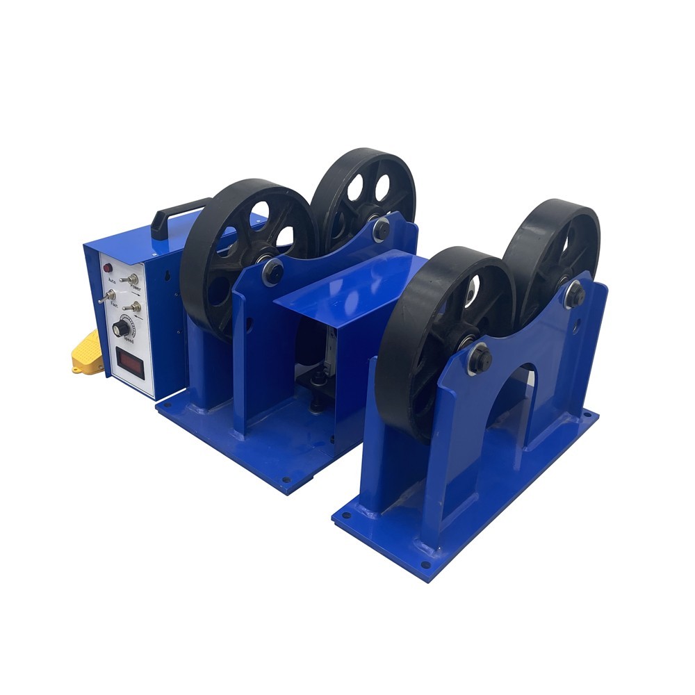 1T/ 2200lb Welding Tank Turning Roller Welding Positioner Iron wheel for TIG