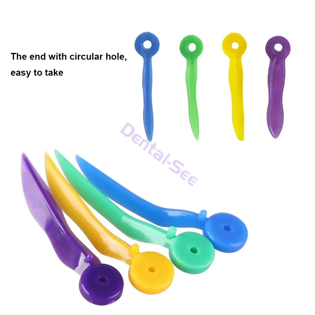 Dental Plastic Wave Shape Dental Wedges Teeth Wedge Tooth Gap Disposable