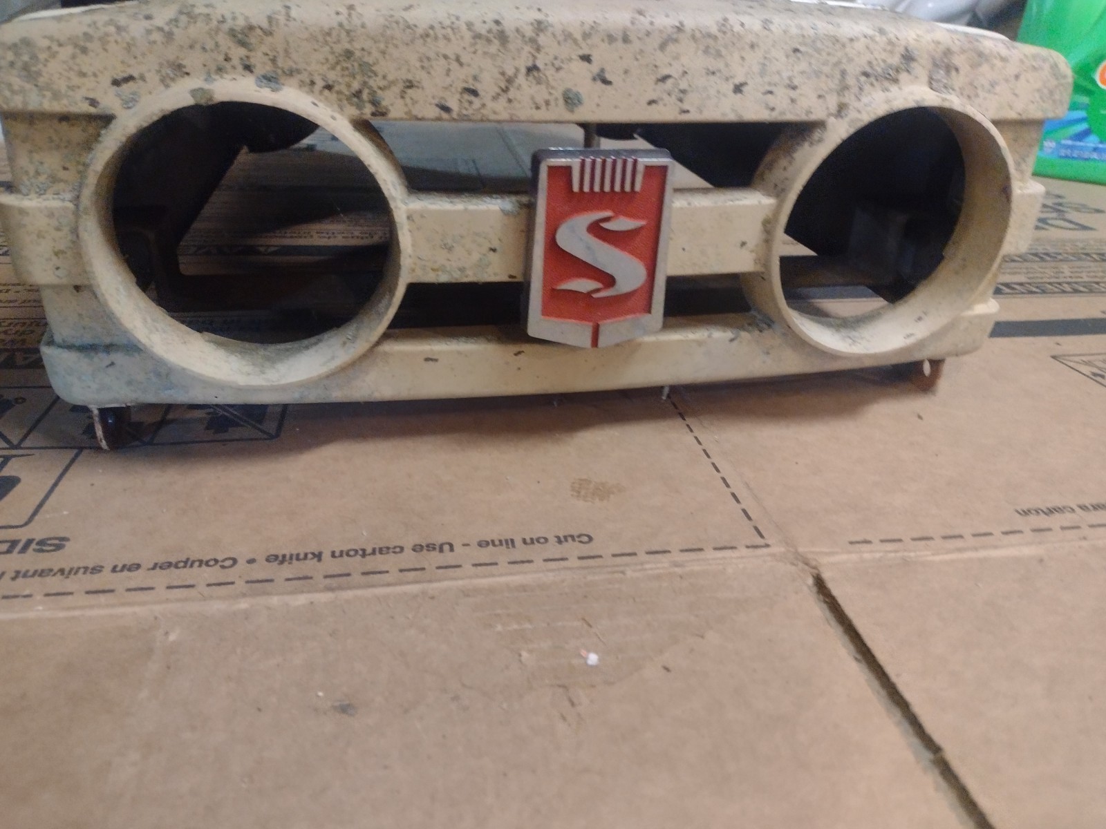 OEM USED MITSUBISHI SATOH BEAVER 3 BUCK HEADLIGHT PANEL S373