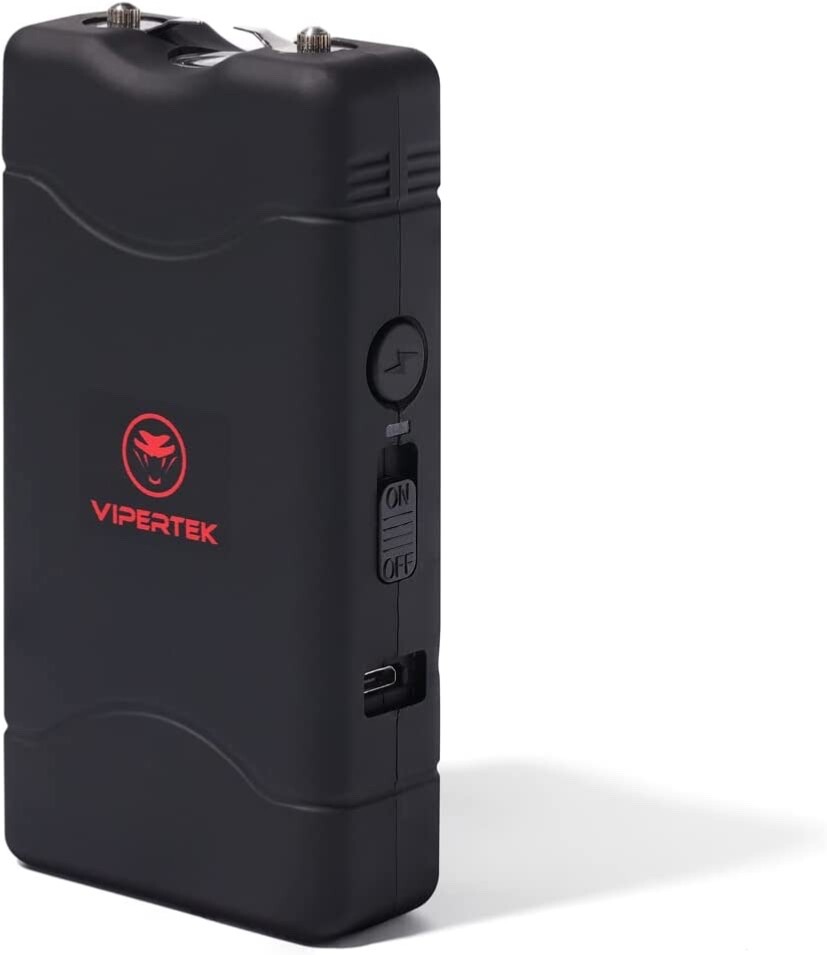 VIPERTEK Small Stun Gun 350 BV USB Rechargeable + Spray
