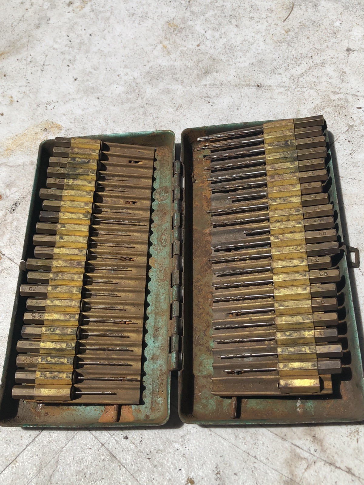 Anderson & Forrester Gauging Drill Kit Gas Orifice Original Case, Some Broke