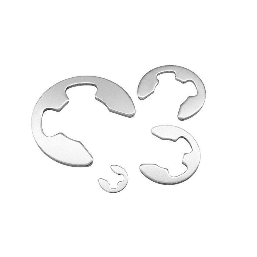 Retaining External Circlip Stainless Steel E Clips Snap Clip Circlip 2mm to 12mm