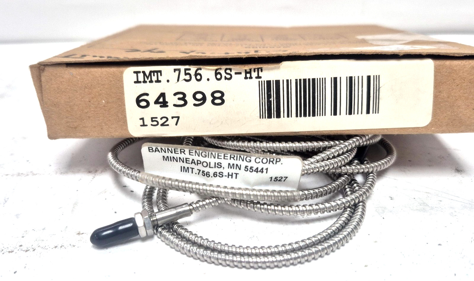 BANNER ENGINEERING IMT.756-6S-HT SENSOR WITH CABLE LENGTH OF 6FT 7″