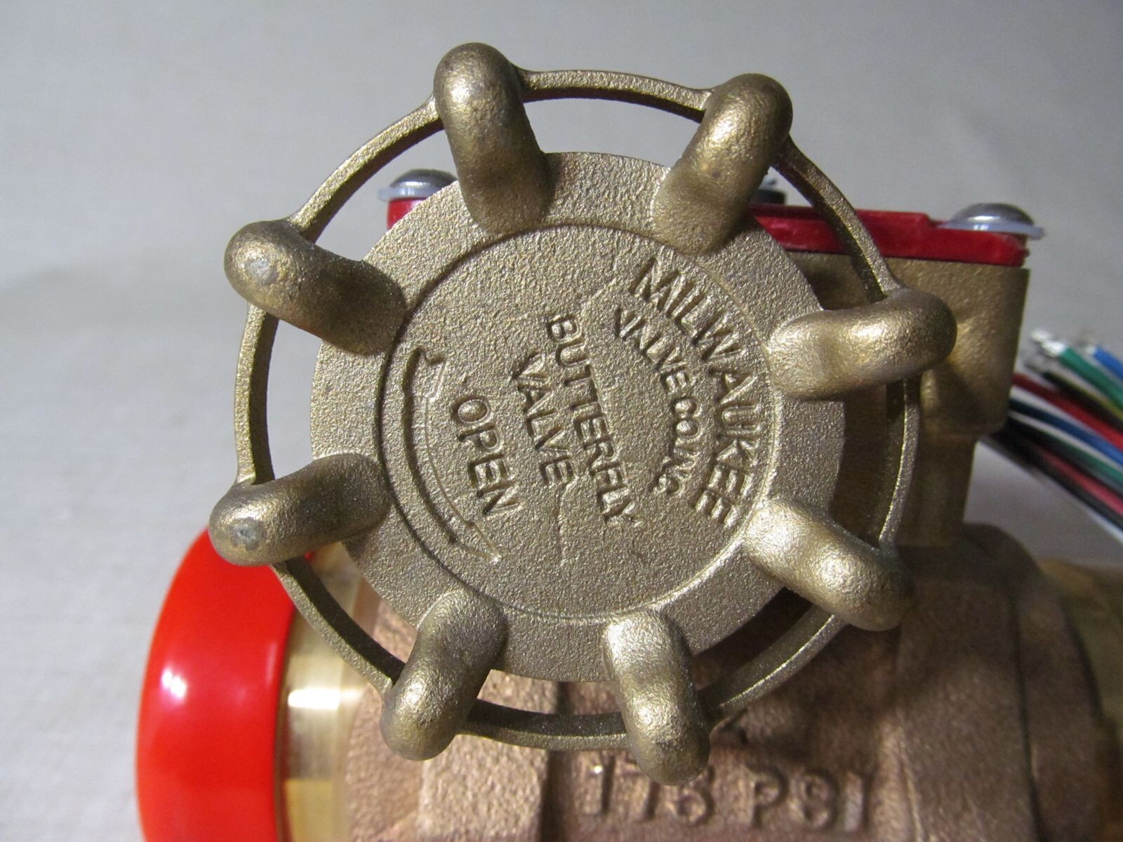 MILWAUKEE VALVE 97017-L BB-SC SPRINKLER CONTROL BUTTERFLY VALVE 2″ BRONZE 175 PS