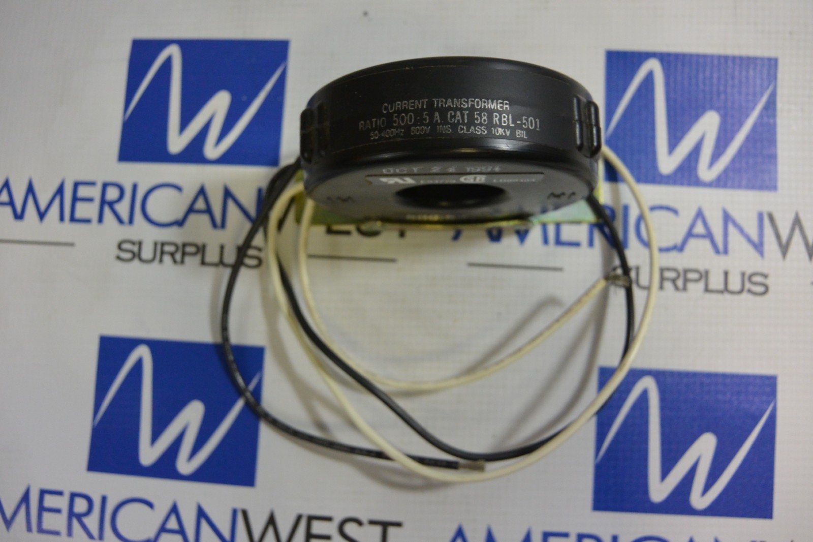 Instrument Transformers 58 RBL-501 500:5A 50-400Hz 600V