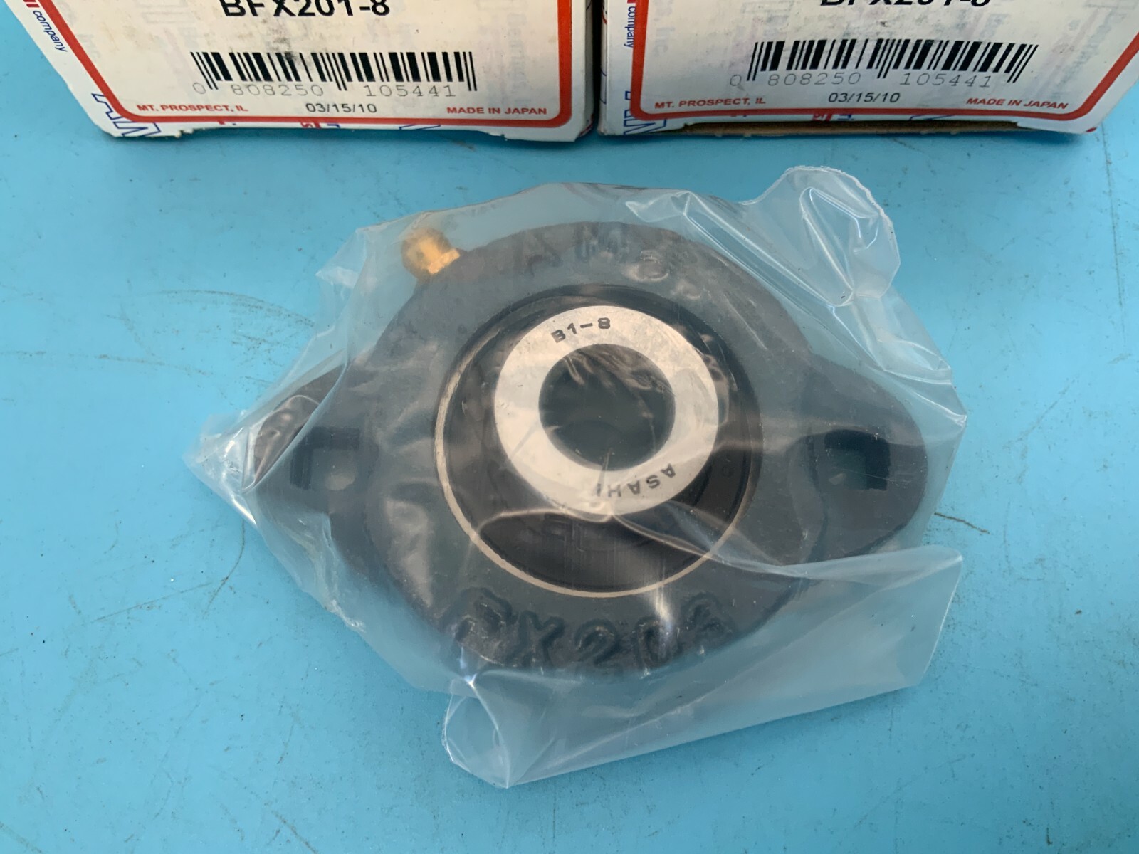 (2) AMI BFX201-8 Flange-Mount Ball Bearing Unit – 2-Bolt Flange, 0.5000 in Bore