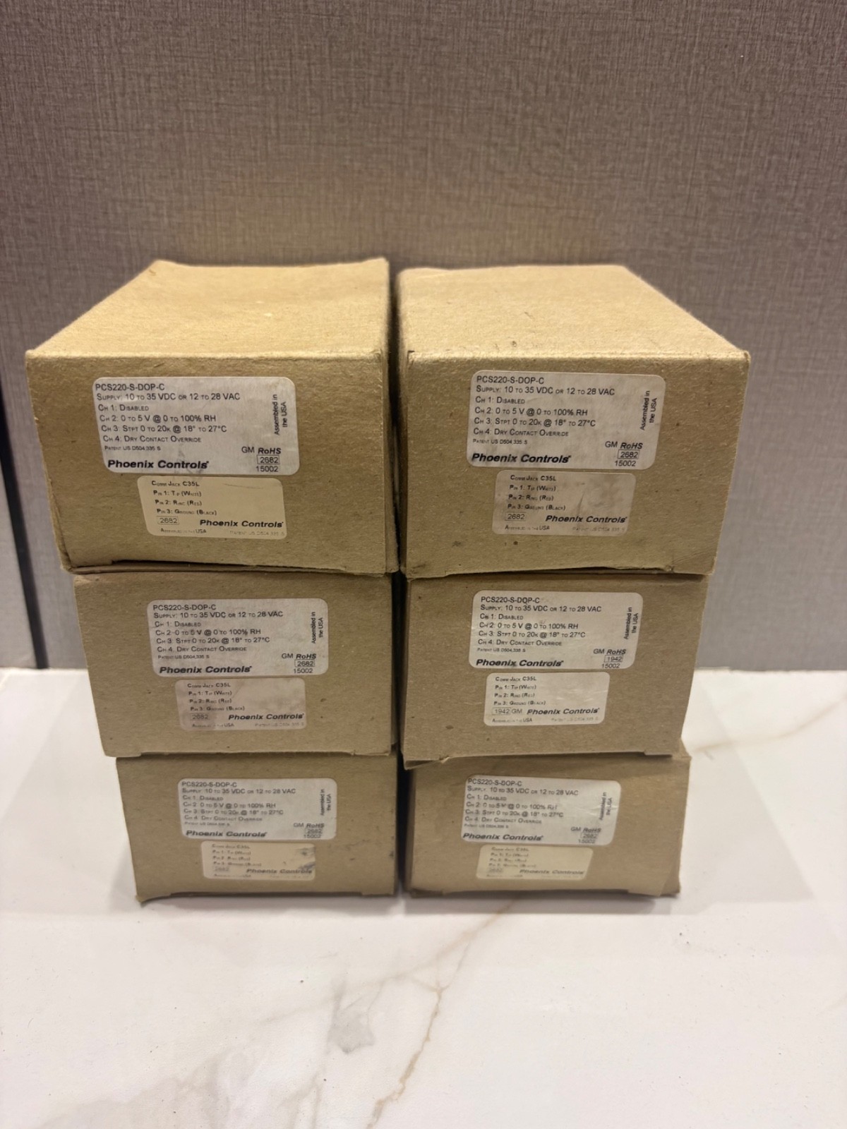 PHOENIX CONTROL PCS220-S-DOP-C ROOM TEMPRATURE SENSOR & TRANSMITTER