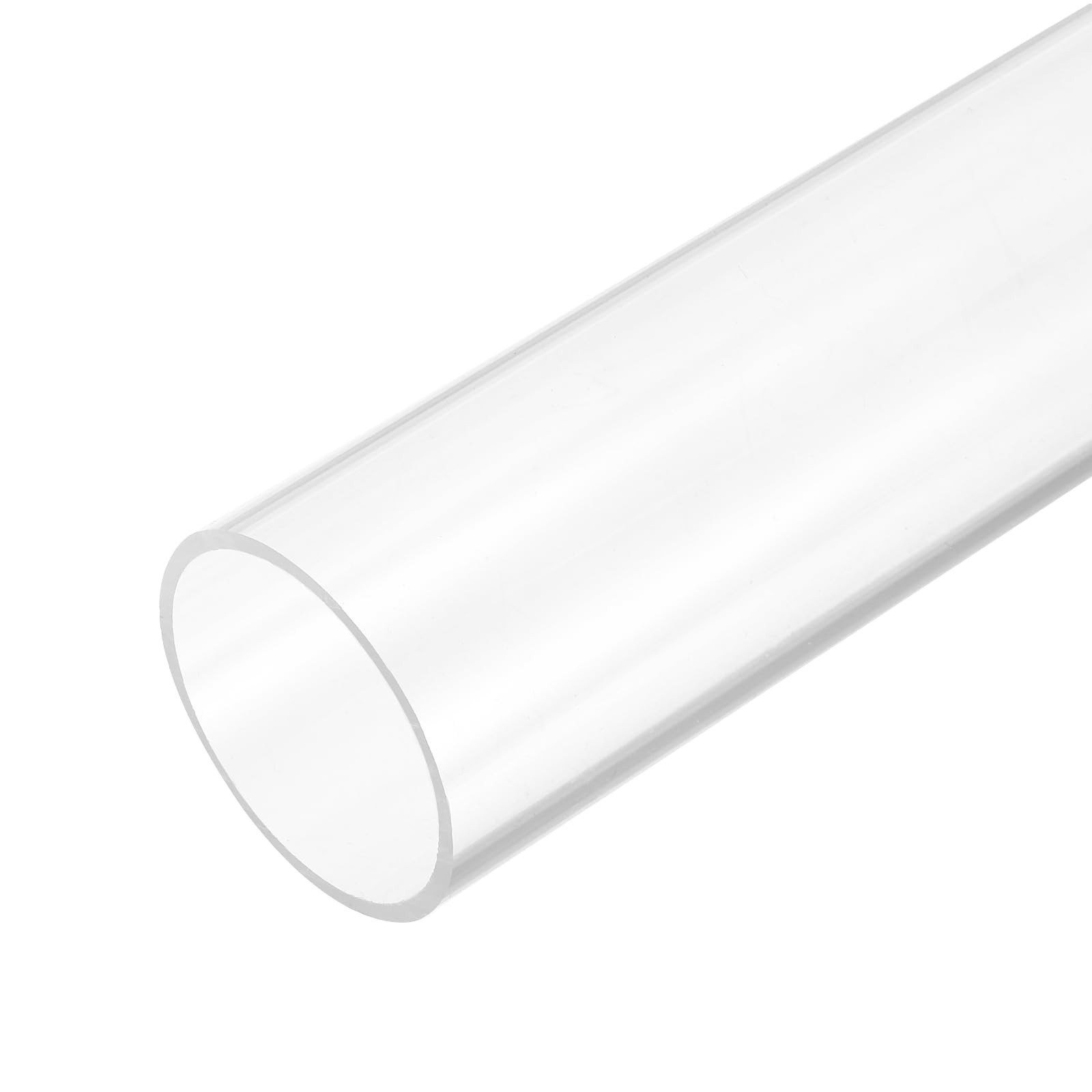 uxcell Clear Rigid Acrylic Pipe, 31mm (1.22″) ID x 35mm(1.38″) OD 300mm(12″) …