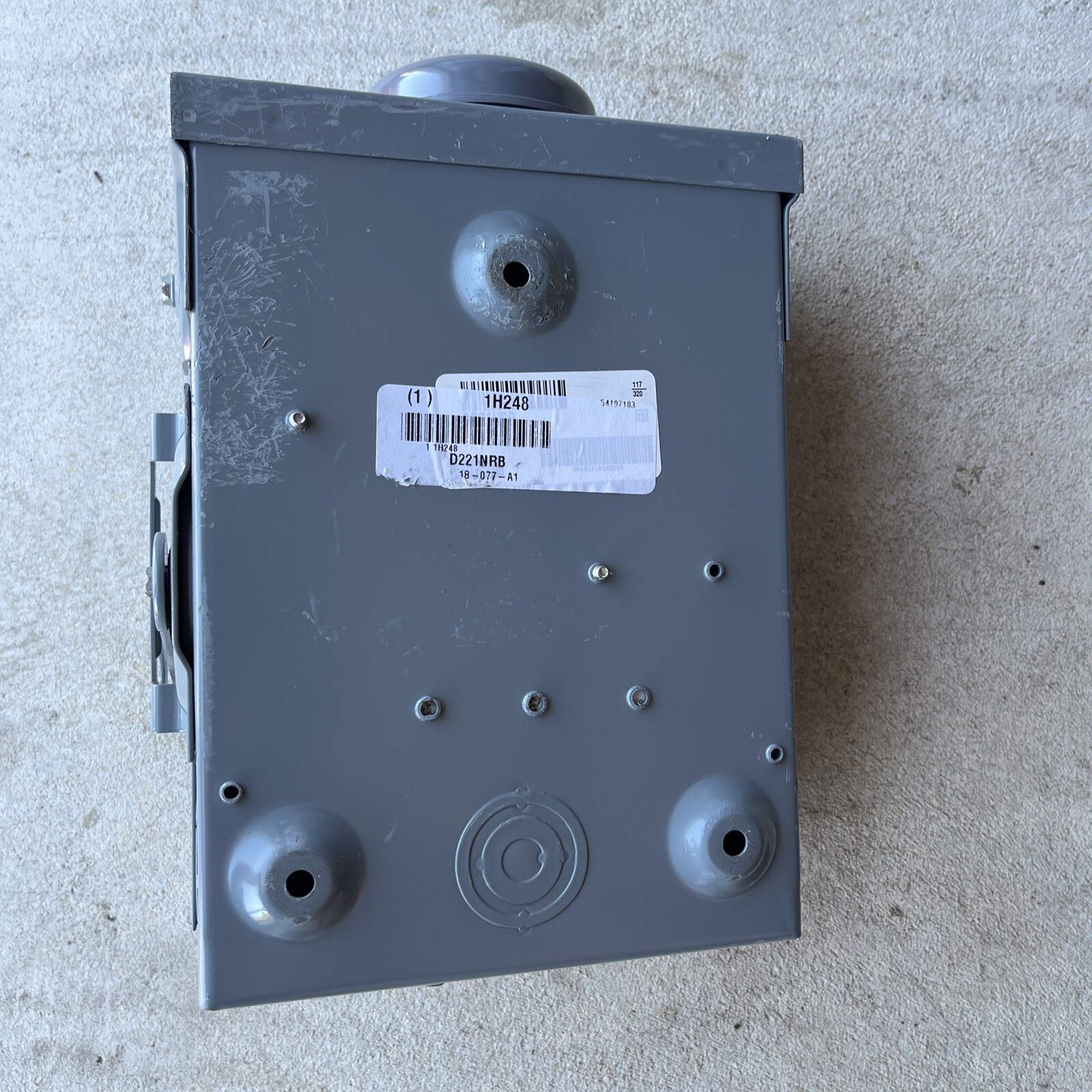 SQUARE D D221NRB Safety Switch, Fusible, 30 A, Steel 1H248 (NEW) Free Shipping!