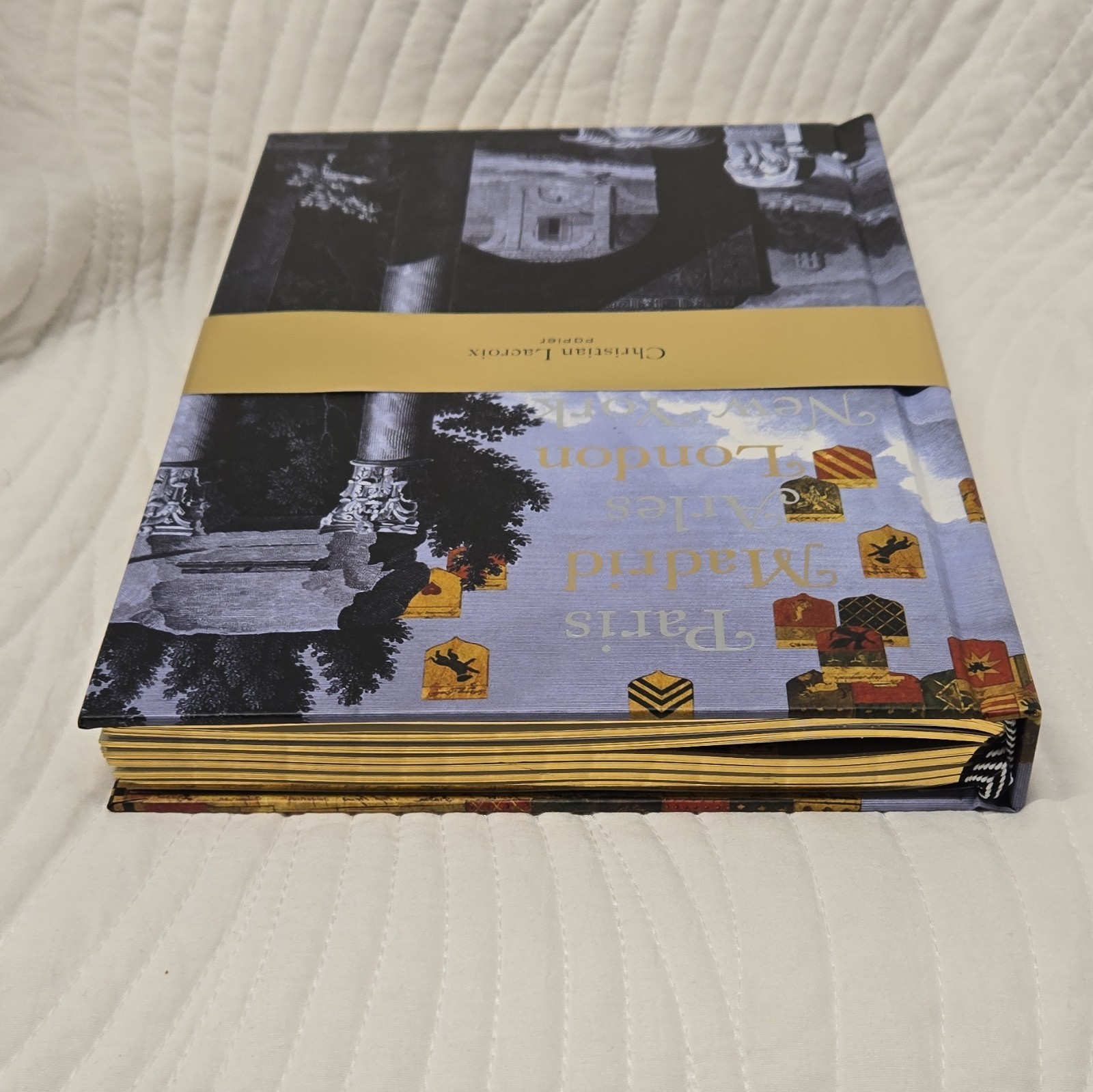 Christian Lacroix Papier Voyage B5 Illustrated Blank Journal Paris Madrid Arles