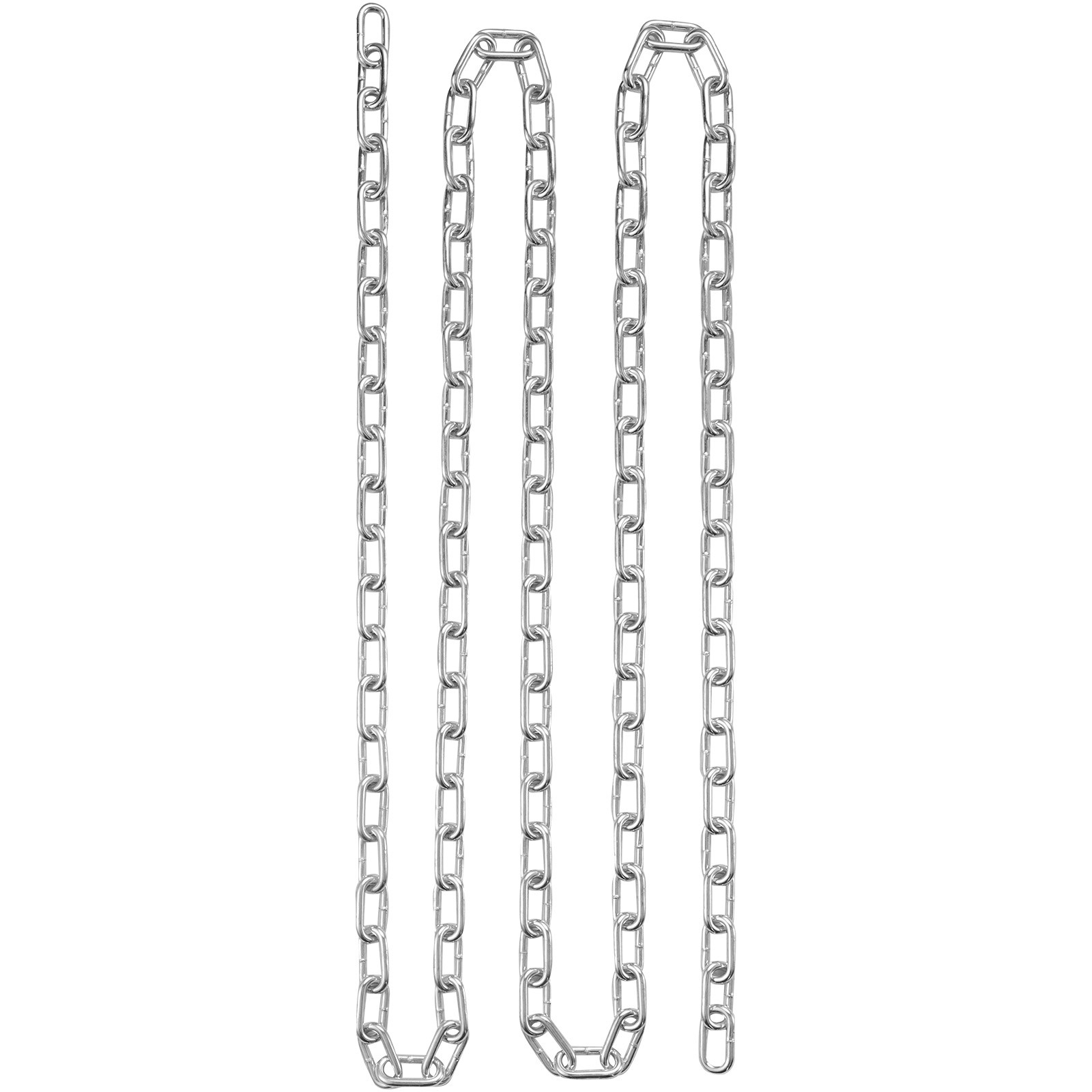 VEVOR 1/4″ 100′ Proof Coil Chain Zinc Plated Galvanized Towing Guard Rails G30