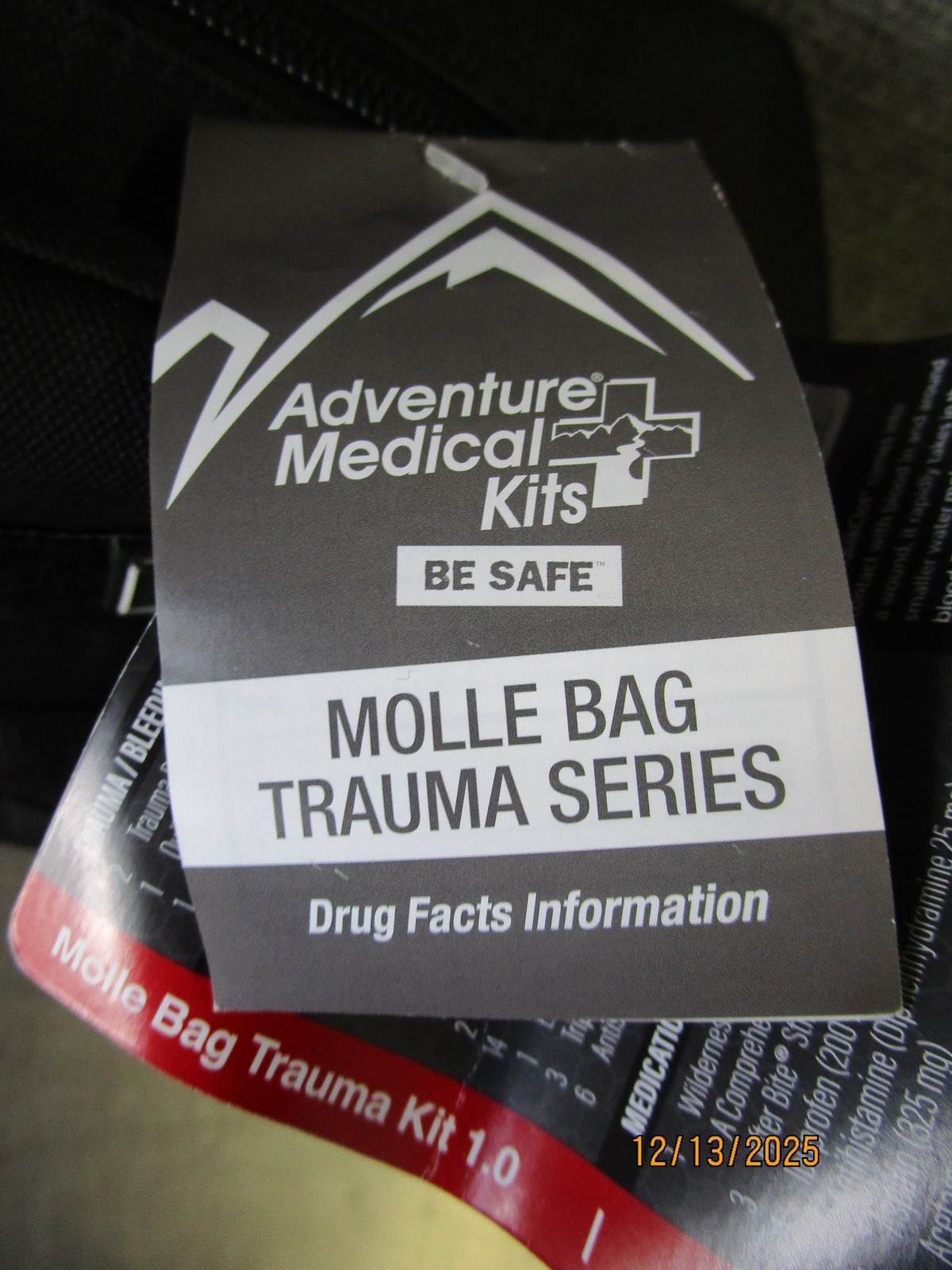 Adventure Medical Kit 65pc Molle Bag Trauma Kit 1.0