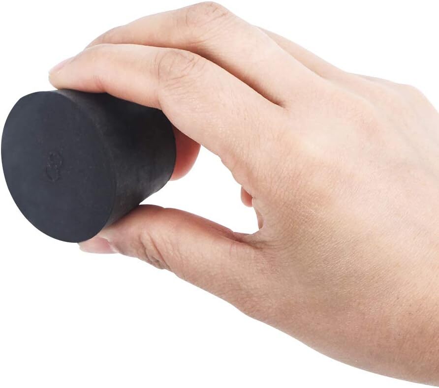 5-Pack (Same Size) Solid Rubber Stoppers – Size #8-42Mm (1.65In) X 32Mm (1.25In)