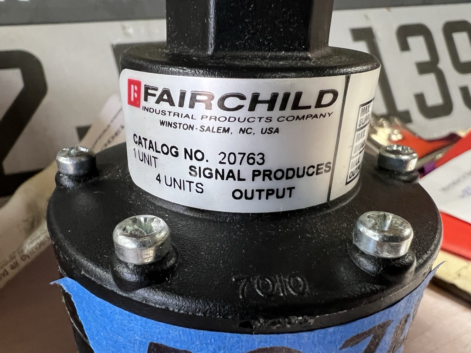 Fairchild Volume Booster Model 20 Cat# 20763 1/2″ 5/8″ high volume 250/150 psi