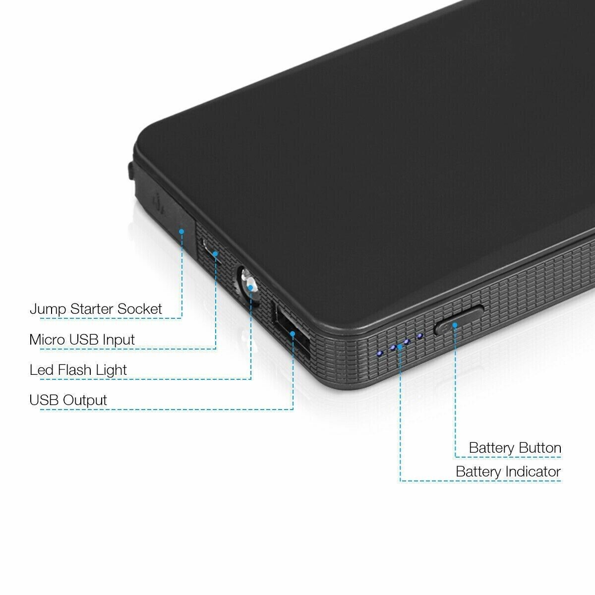 Portable Car Jump Starter 20000mAh Power Bank Battery Charger Booster Pack US