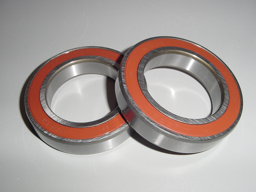 2 NACHI Japan 6010-2NSE Nitrile Rubber Seal Ball Bearings 50x80x16