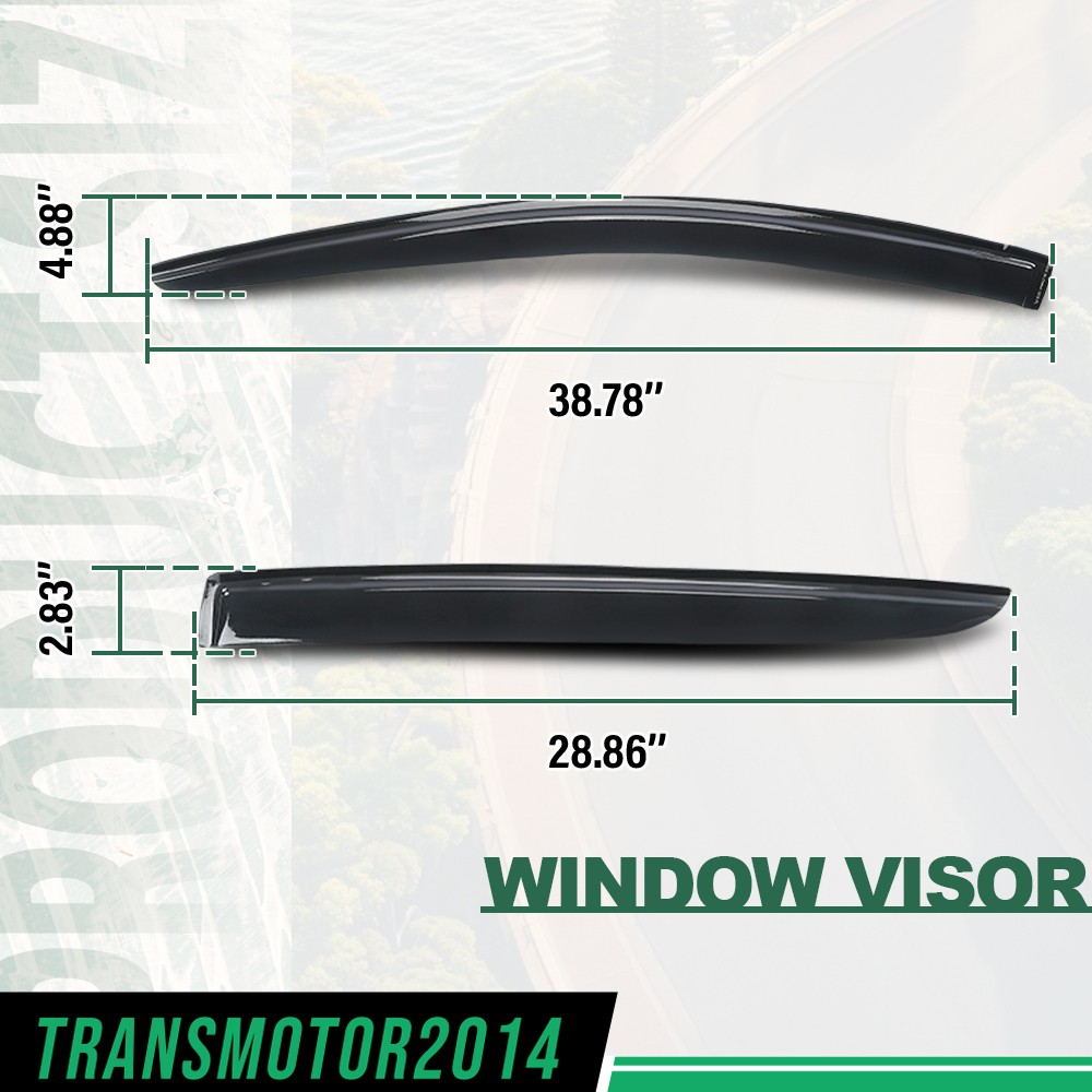 Window Visors Rain Guards Deflectors Fit For 2024-2026 Subaru Crosstrek Impreza