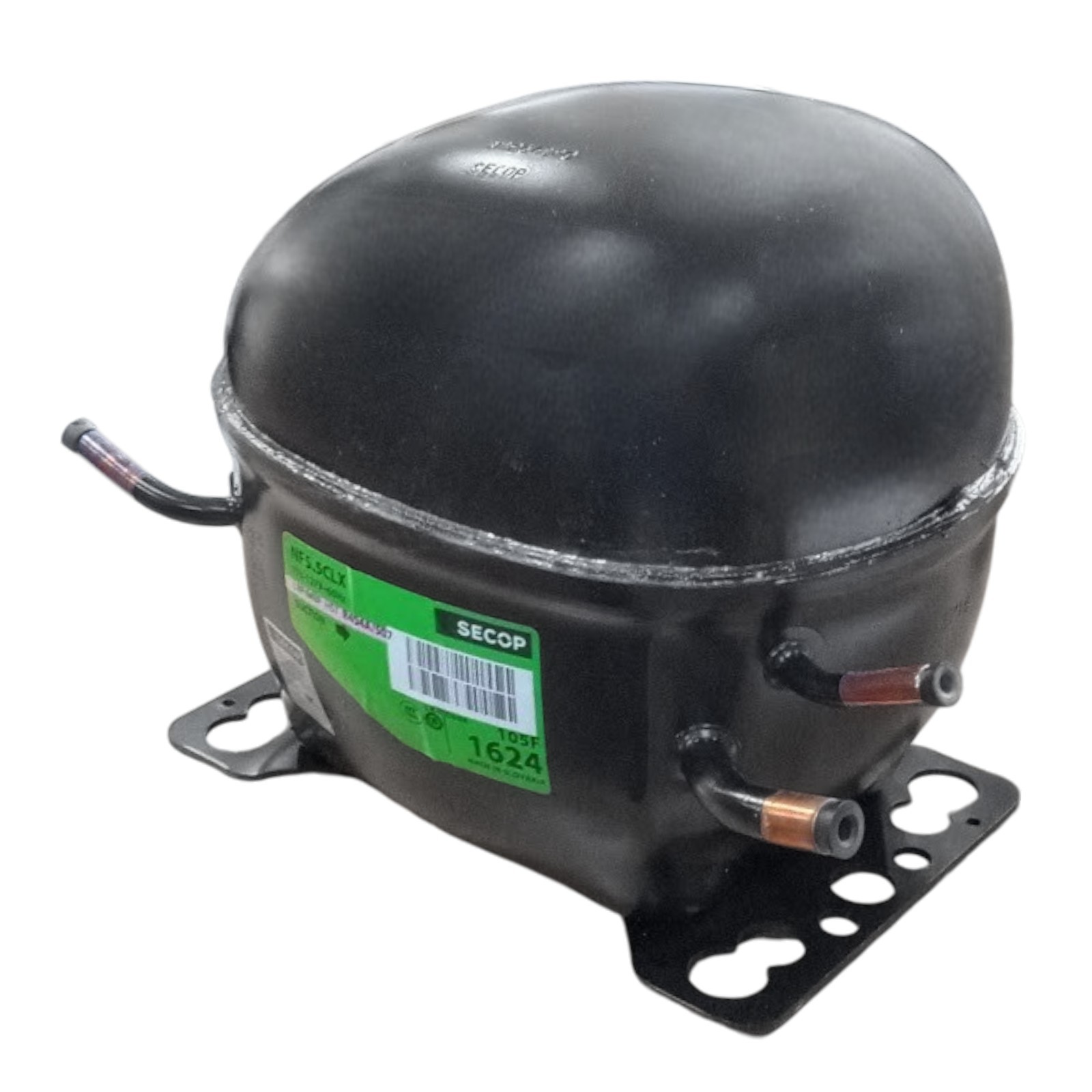 Secop NF5.5CLX R404a Hermetic Refrigeration Compressor 1/3 HP 115V L/MBP