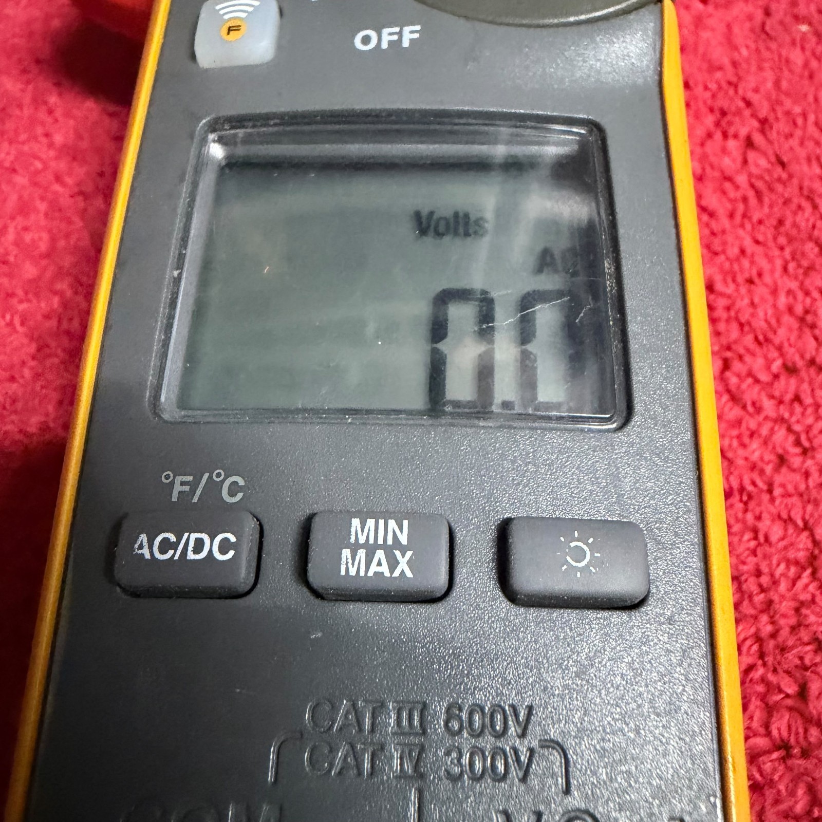 Fluke 902FC True-RMS HVAC Clamp Meter With Leads used