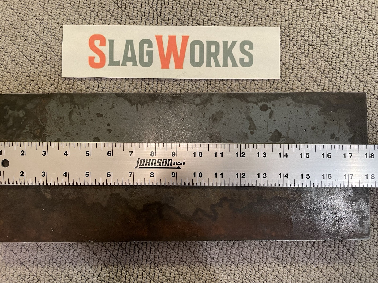 1/4x7x18 inch steel plate 7”x18” A36 Hot Roll Flat .25″ Thick