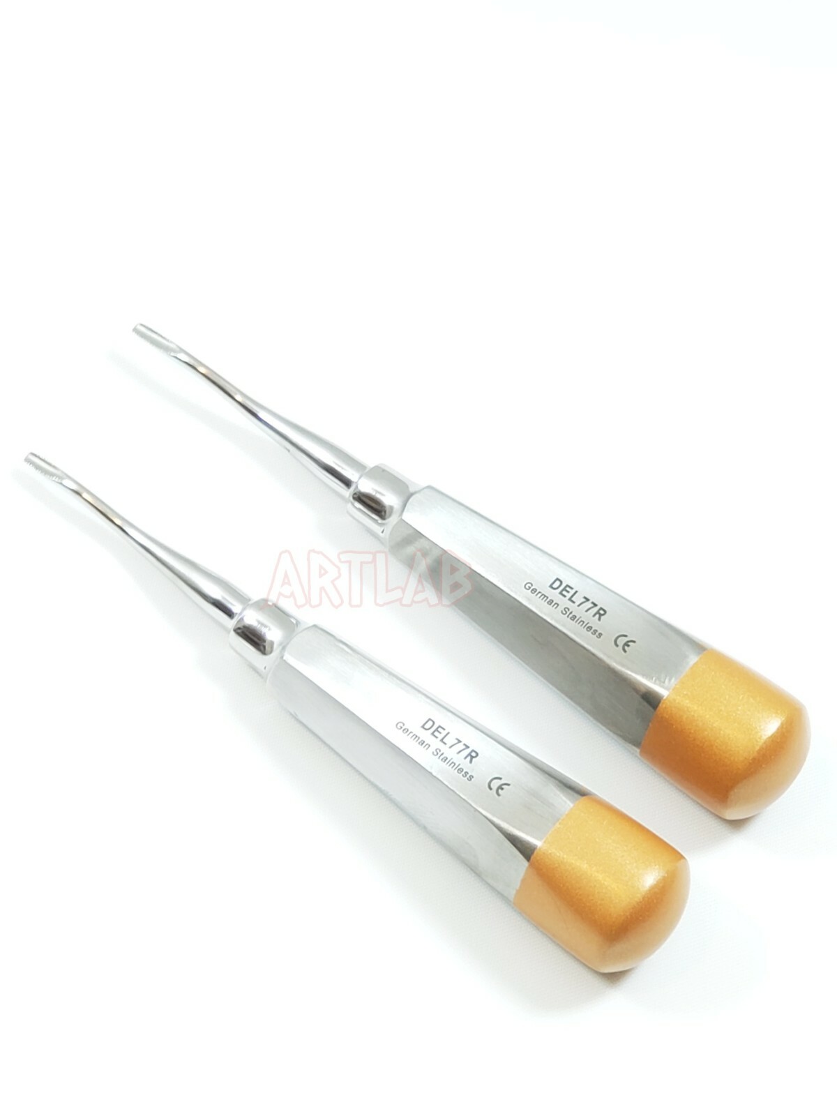 2 German Premium Root Dental Tooth Extracting Elevator # 77R-Dental Elevators