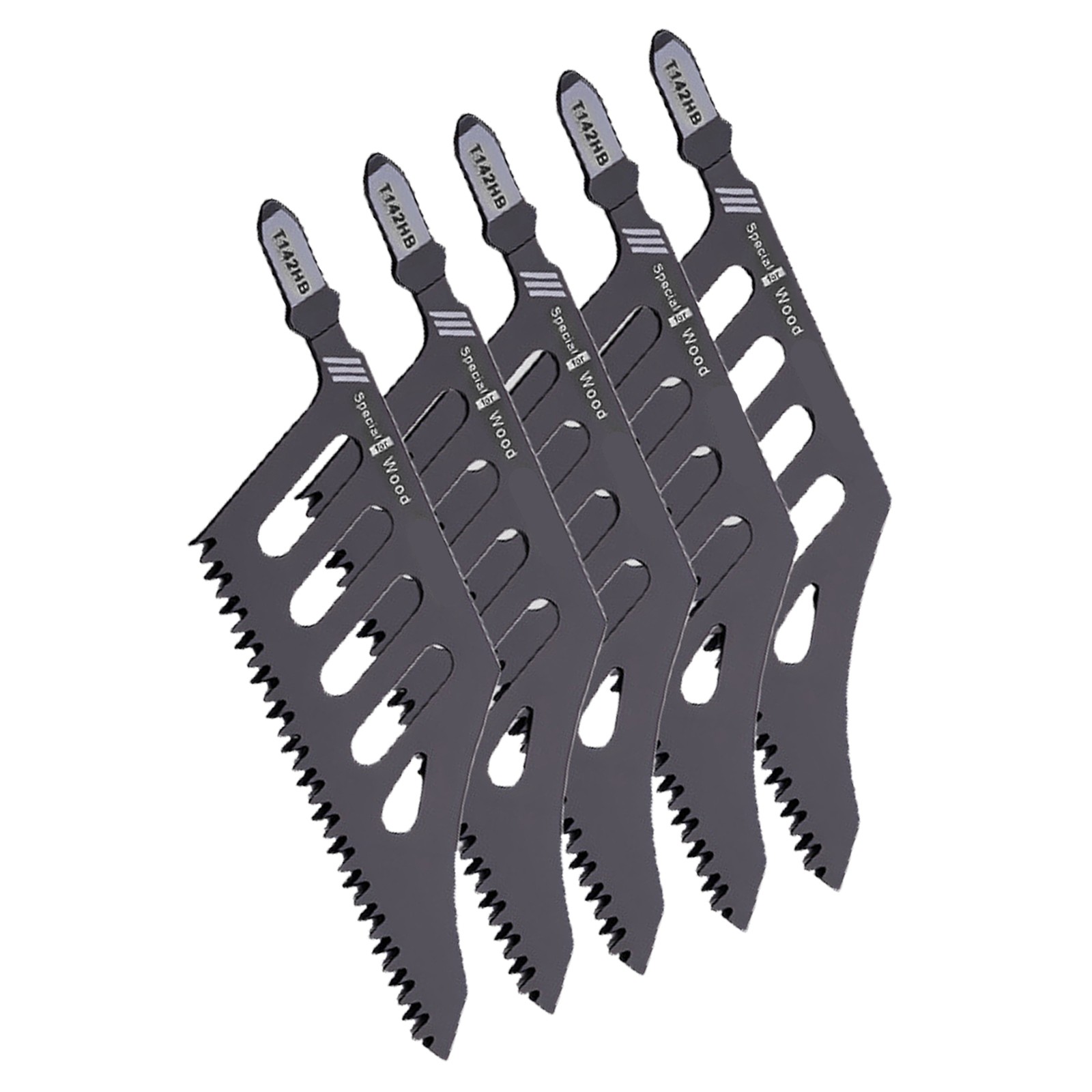 5 Pcs Flush Cutting Jigsaw Blade High Carbon Steel Irregular Curve Saw Blad Fit