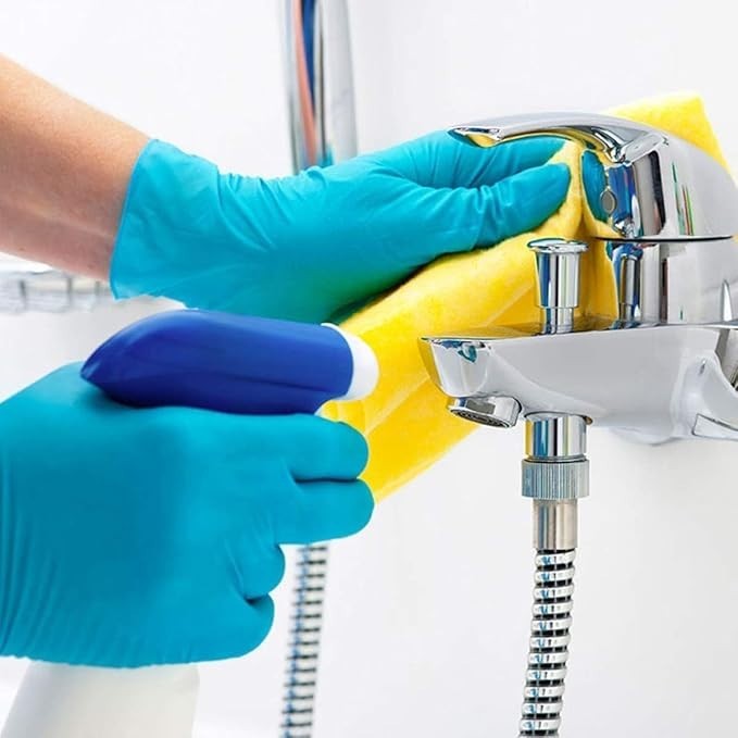 Blue Nitrile Medical Gloves Powder-Free Food Grade Disposable Glove 100 / 1000