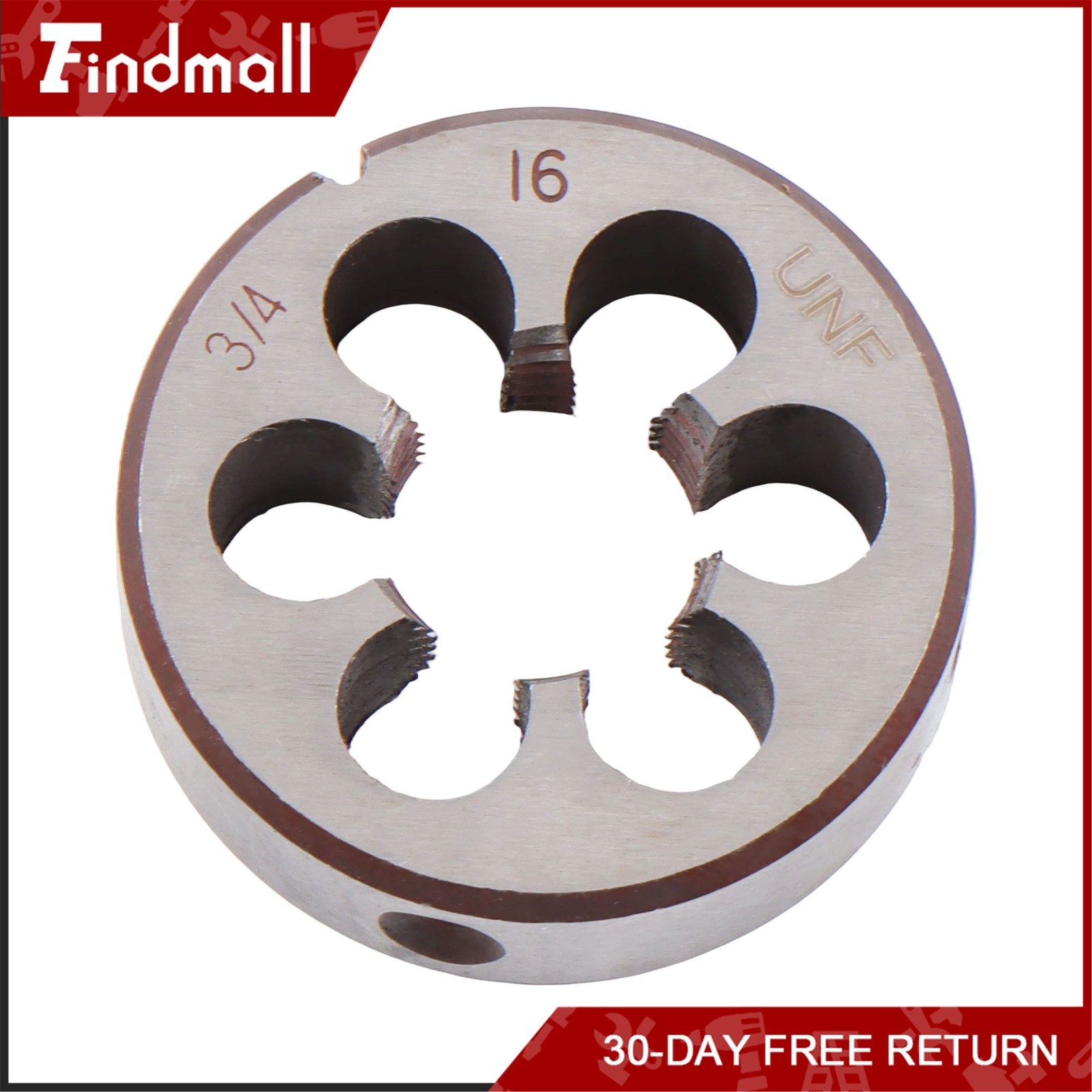 Findmall 3/4″-16 UNF Tap and Die Set Right Hand HSS Threading Gunsmithing 3/4×16