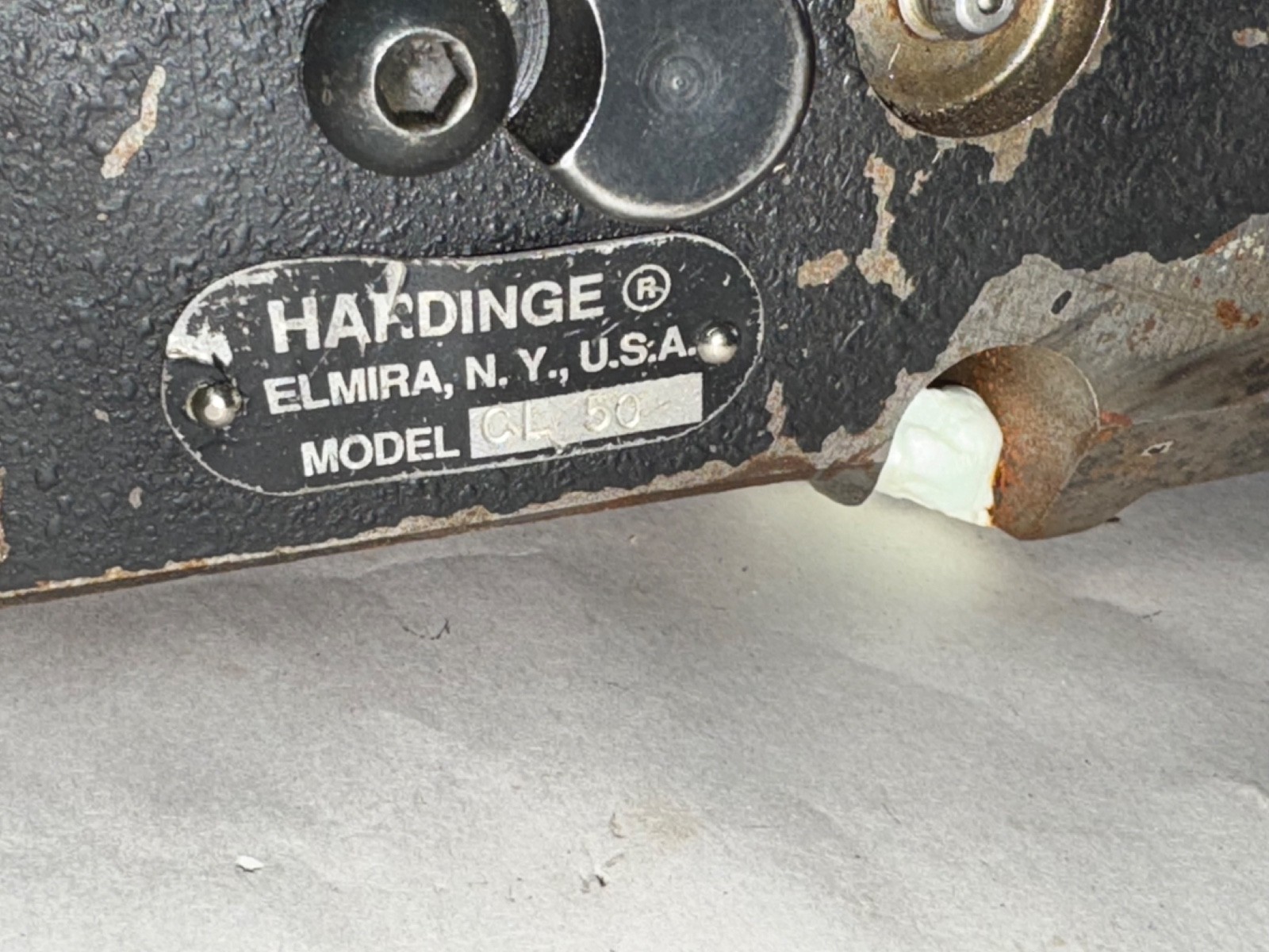 HARDINGE LIVE TOOL HOLDER FOR CONQUEST T51 (CROSS-WORKING MODEL CL 50), Used