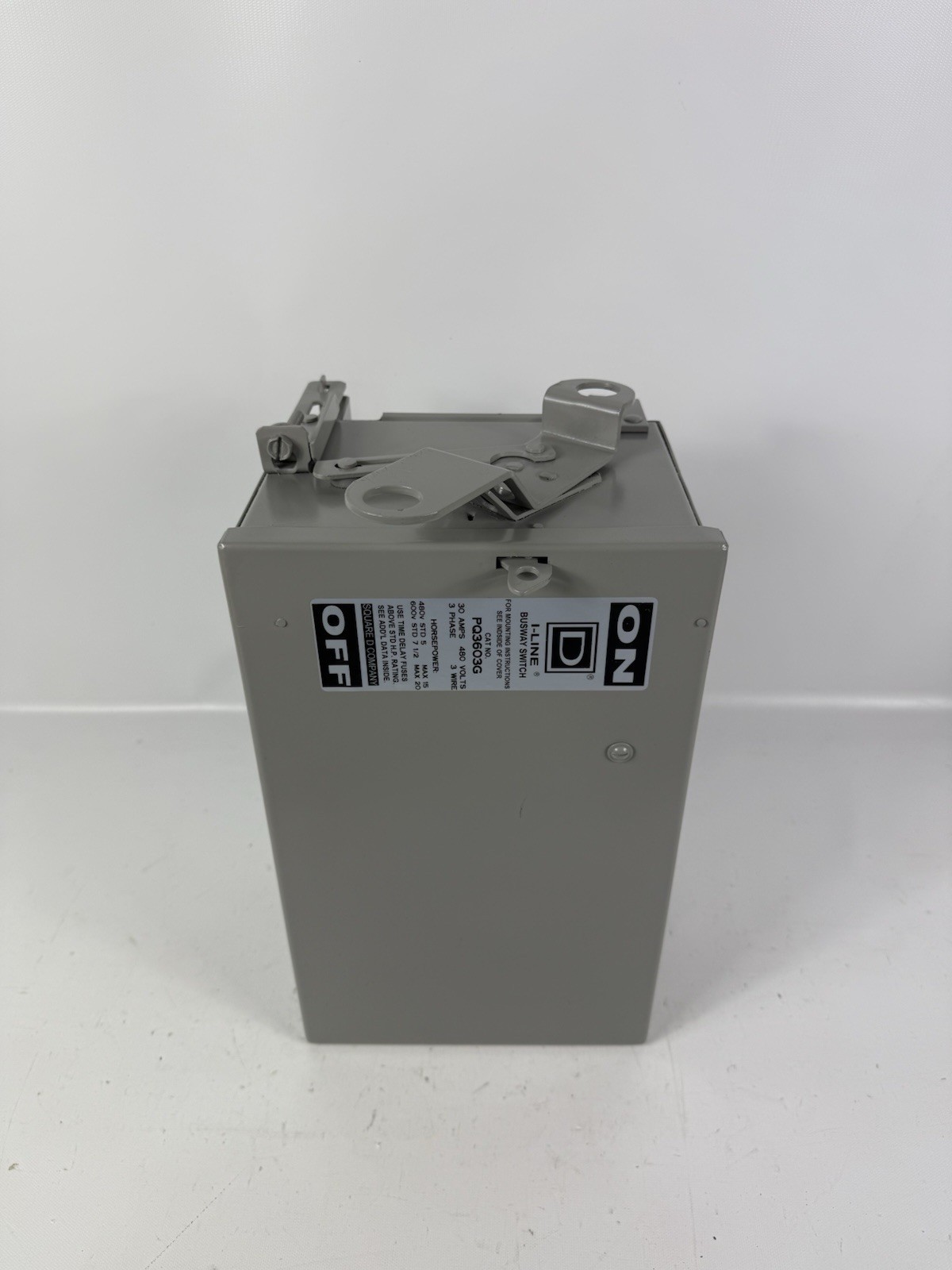 Square D I-Line PQ3603G 30 AMP 600V 3PH Fusible Busway Plug 3W, With ground, 30A