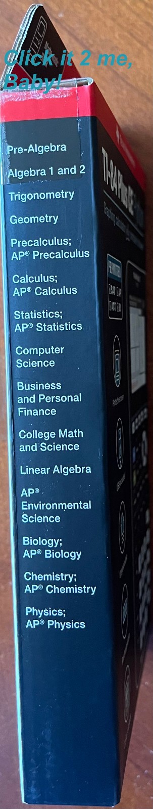 Python BLACK Texas Instruments TI-84 Plus CE Graphic Calculatr NEW Seal FREE S&H