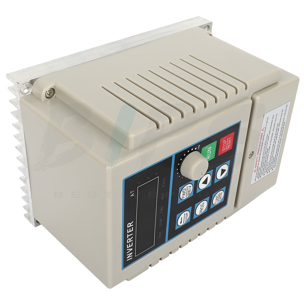 1HP 220V 0.75kw Variable Frequency Drive VFD Single to 3 Phase Speed Control