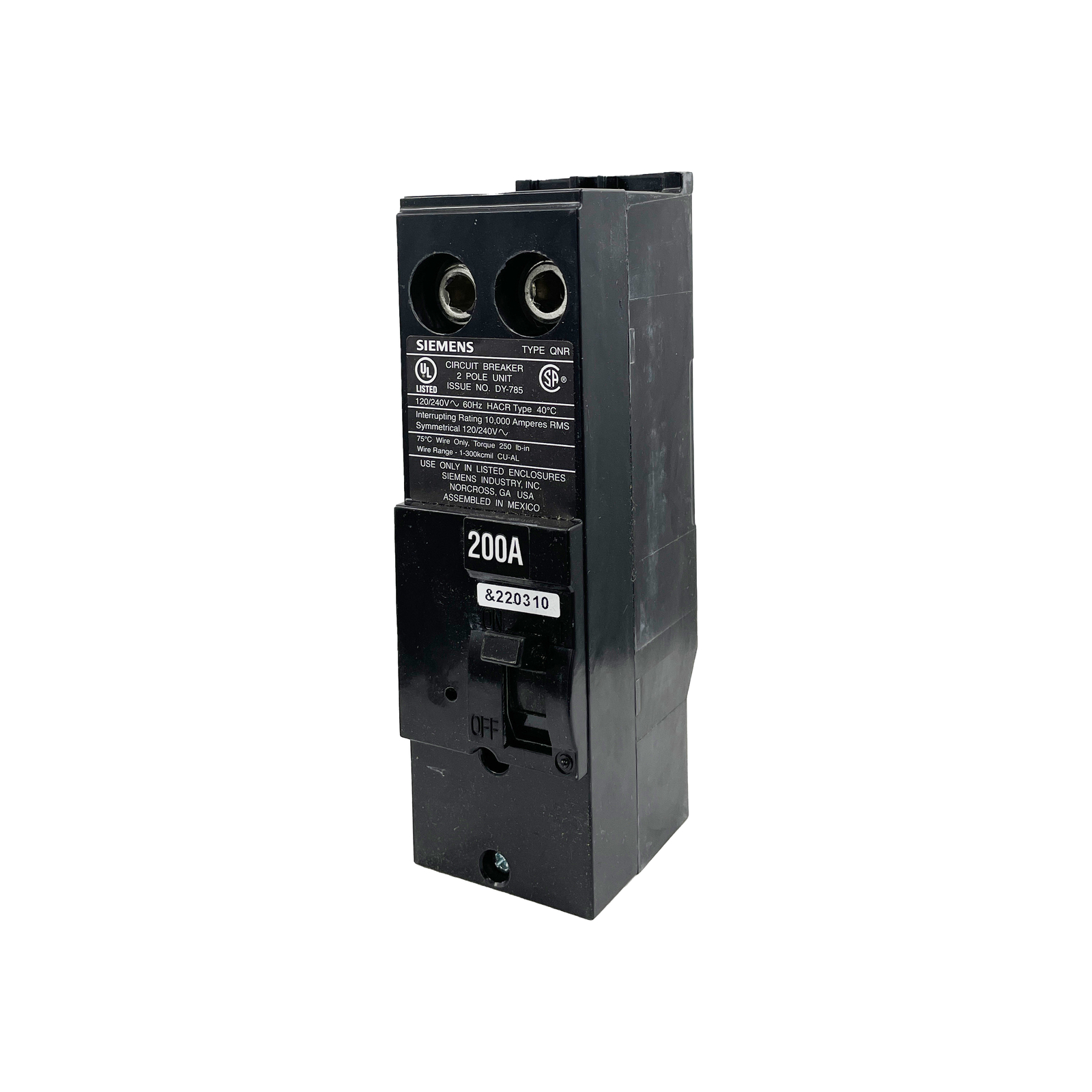 NIB – Siemens – QN2200R – Molded Case Circuit Breaker – 200A, 1-Phase, 240V