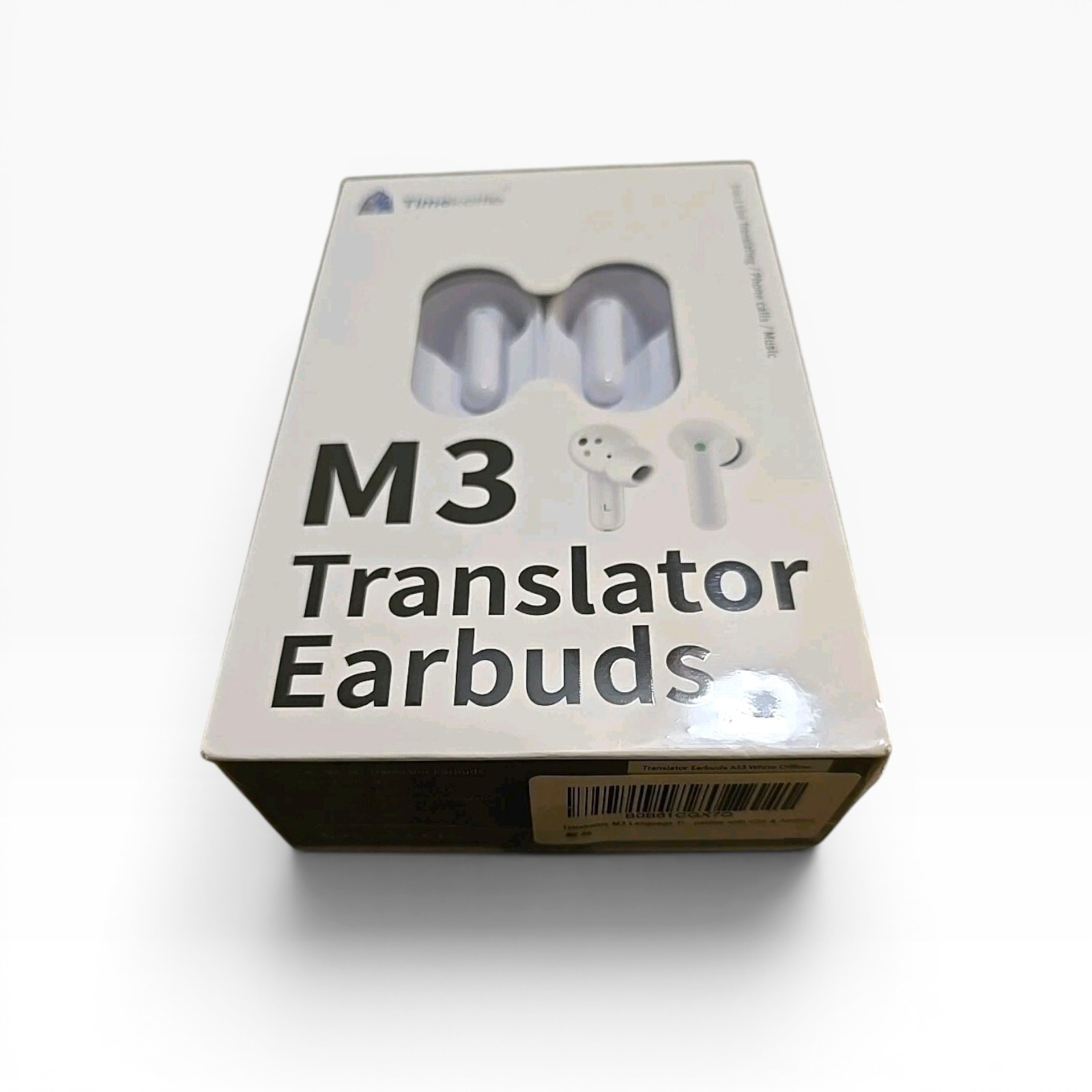 Timekettle M3 Earbuds 3-in-1 Language Translation No Subscription – White Color