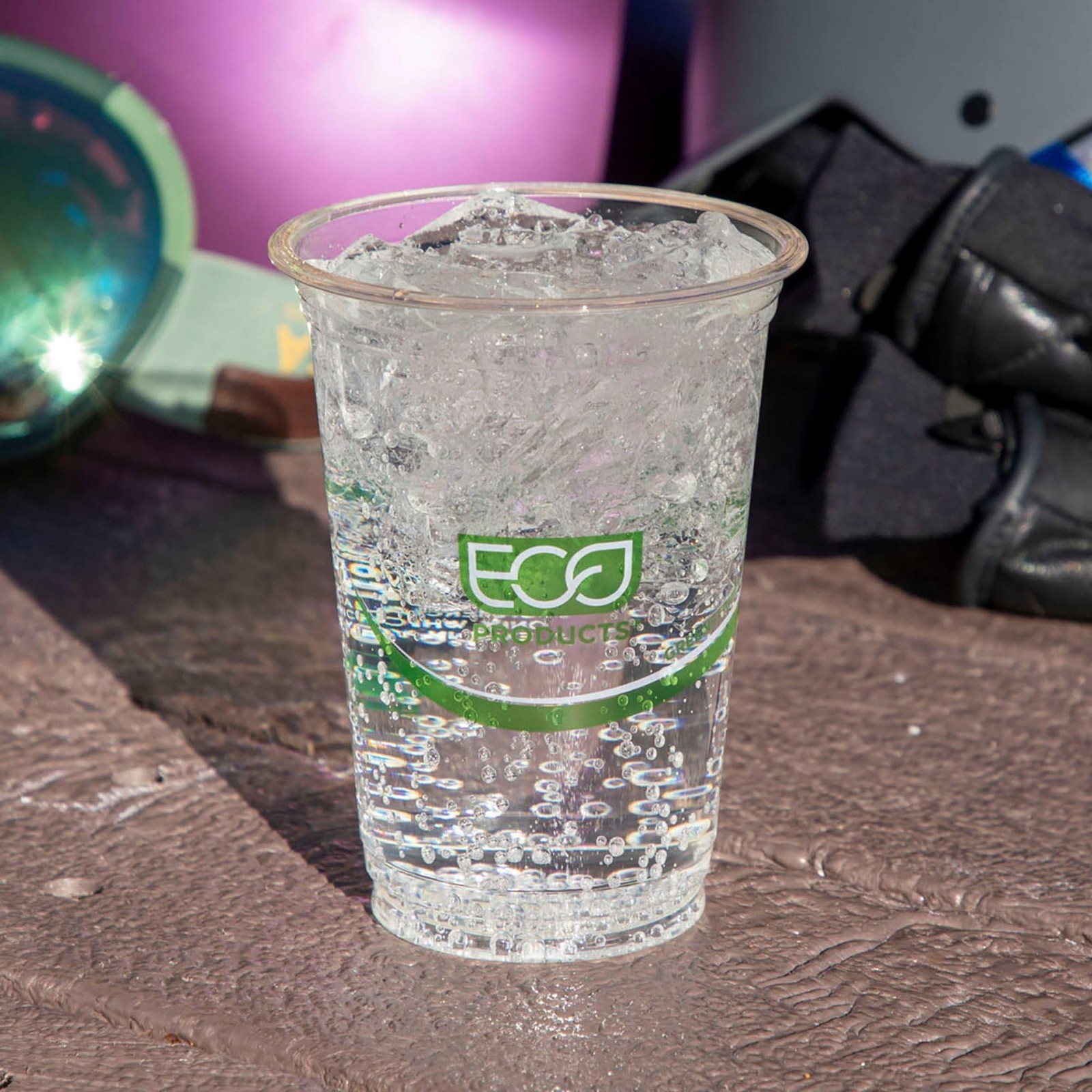 GreenStripe Clear Compostable 16oz PLA Plastic Cups, Case of 1000, Disposable…