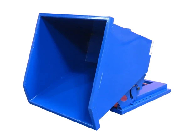1.5 CY Self Dumping Trash Hopper Dumpster for Forklift/Skid Steer | 6000LB Load