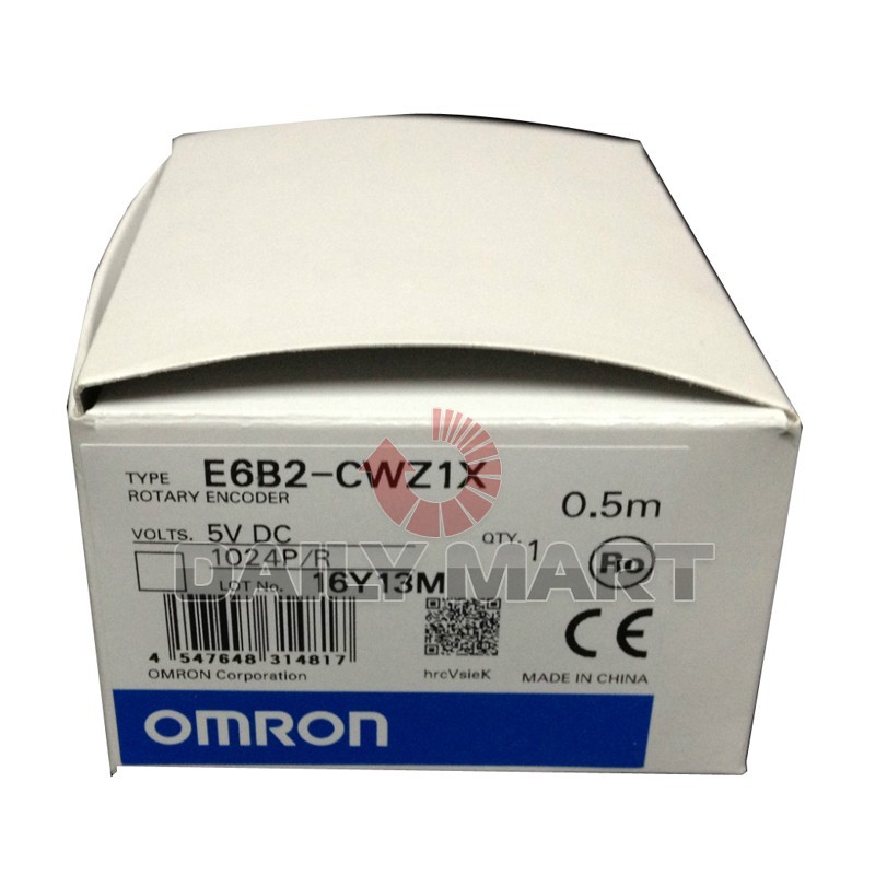 Omron Rotary Encoder E6B2-CWZ1X 1024P/R 5VDC New in Box NIB Free Ship