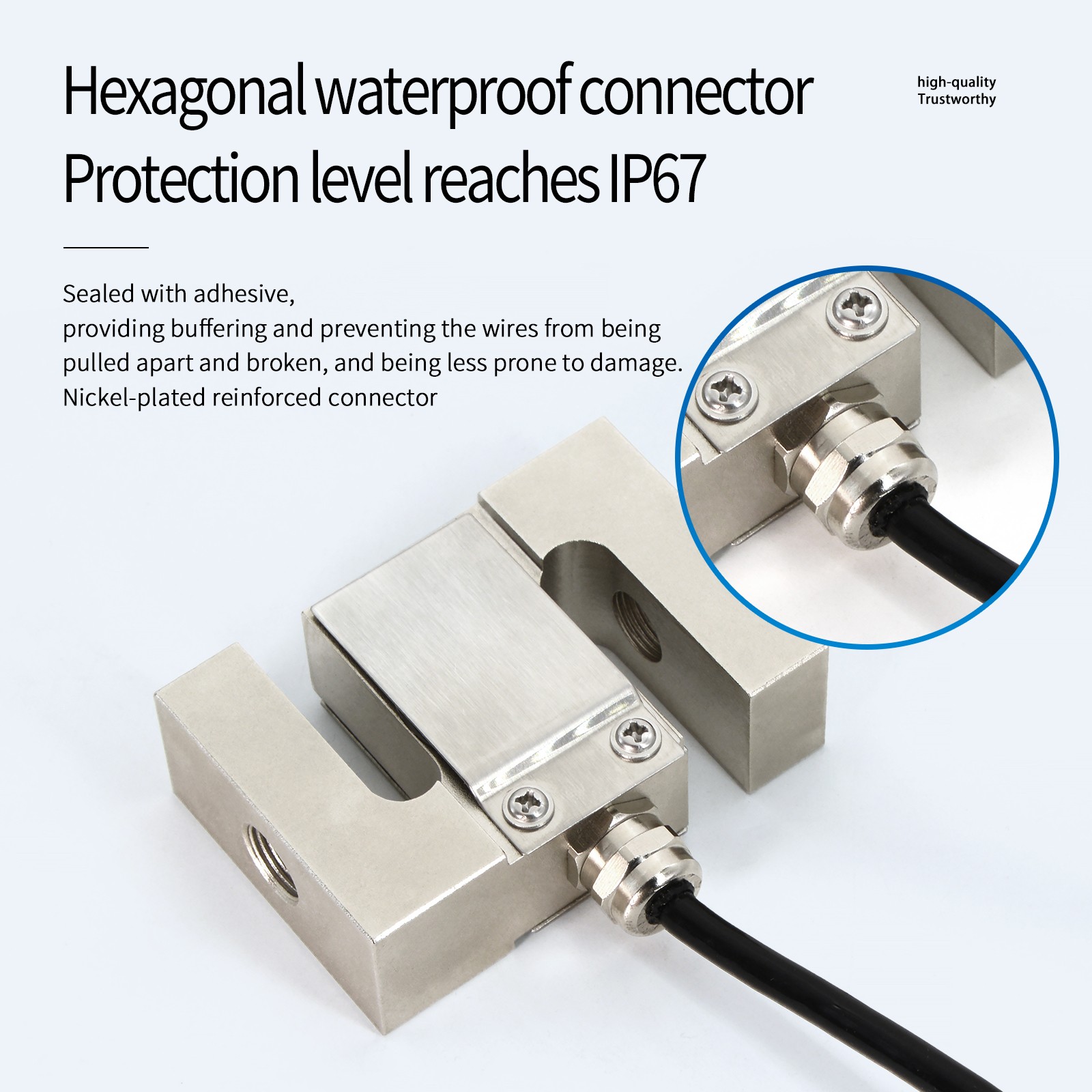 Seven-Wire S-Type Load Cell Tensile and Compressive Strength Test
