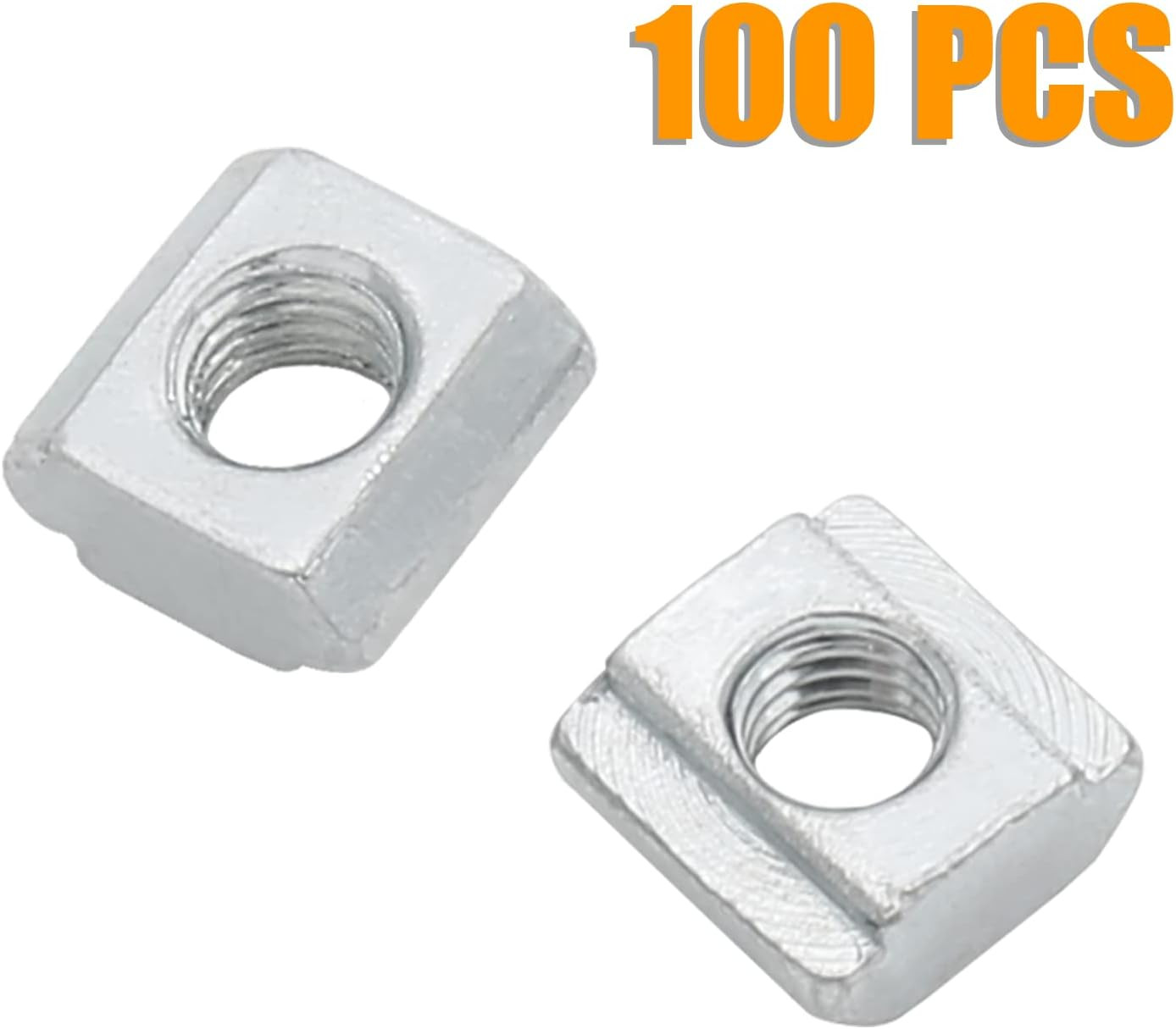 100Pcs M5 Slide in T Nut 2020 Aluminum Extrusion T Nuts, M5 Sliding T Nuts Tee S
