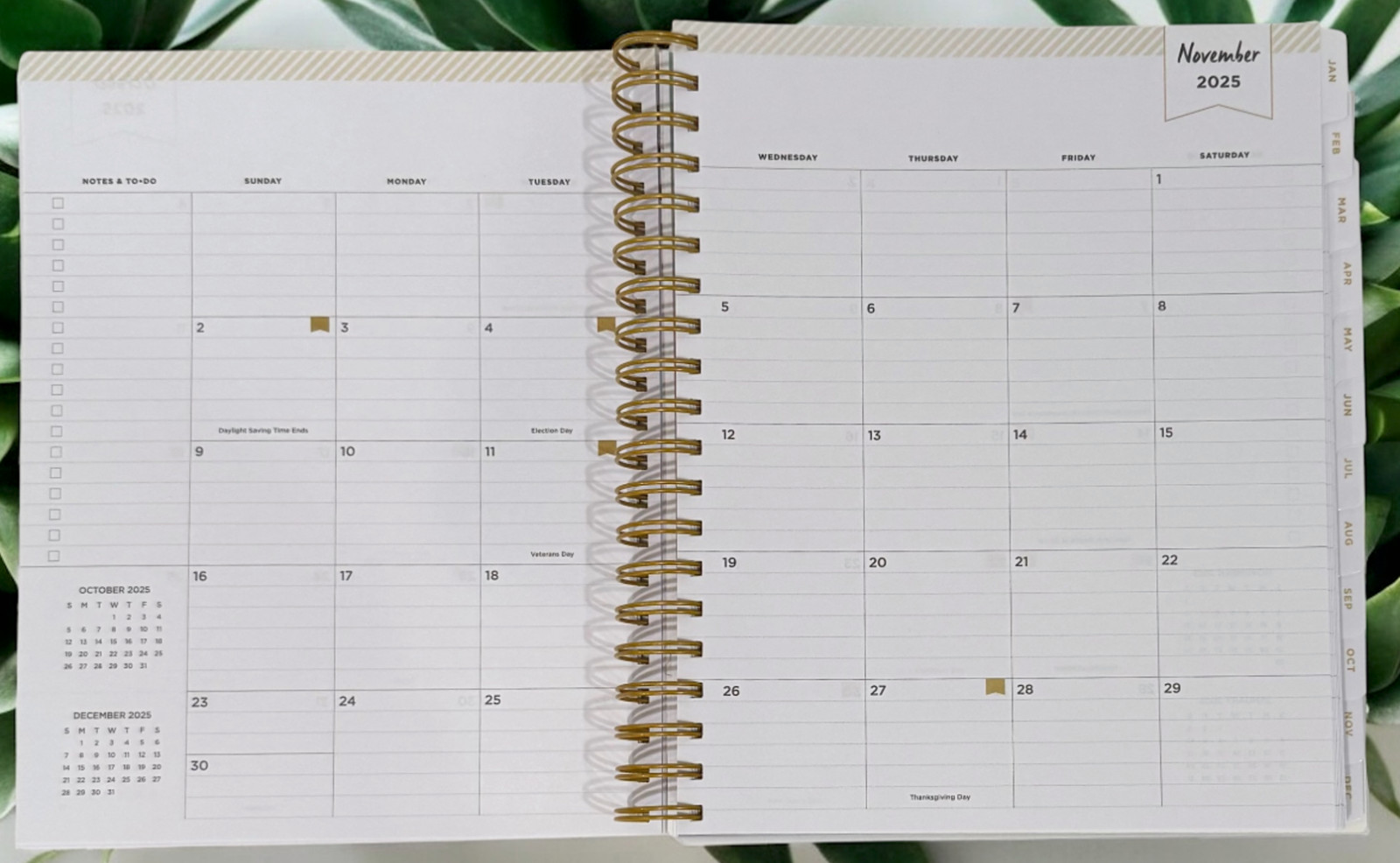 2026 Aurora Boreal Gradient Daily/Monthly Planner Gift Set