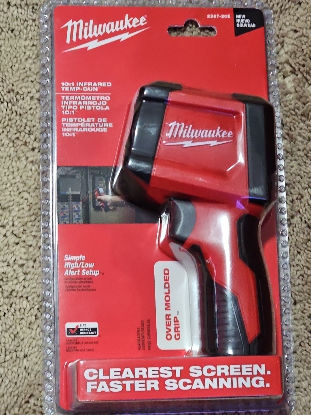 Milwaukee 10:1 Infrared Temperature Temp-Gun 2267-20E Brand NEW