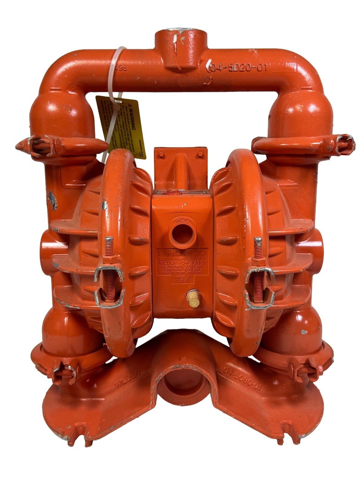 WILDEN 04-12898 AIR-OPERATED DOUBLE-DIAPHRAGM AODD PUMP PRO-FLO 1.5″ ALUMINUM