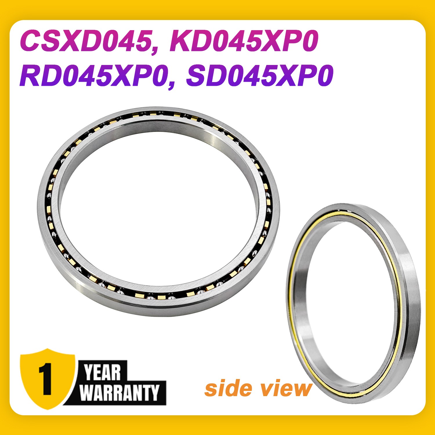 NEW CSXD045 roller bearing 4.5″x5.5″x0.5″ (114.3mm x 139.7mm x 12.7mm) KD045XP0