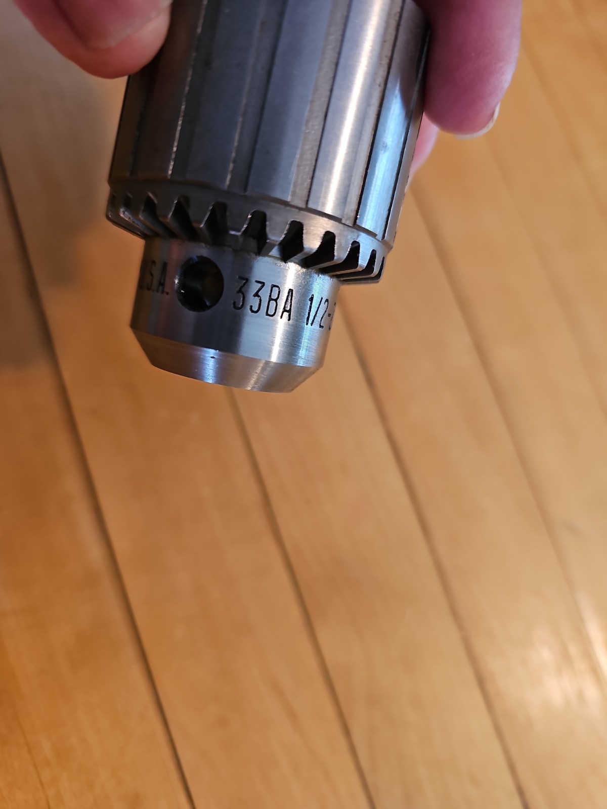 Jacobs 33BA 1/2-20 Drill Chuck ,key 1/2-20 Usa EXCELLENT CONDITION