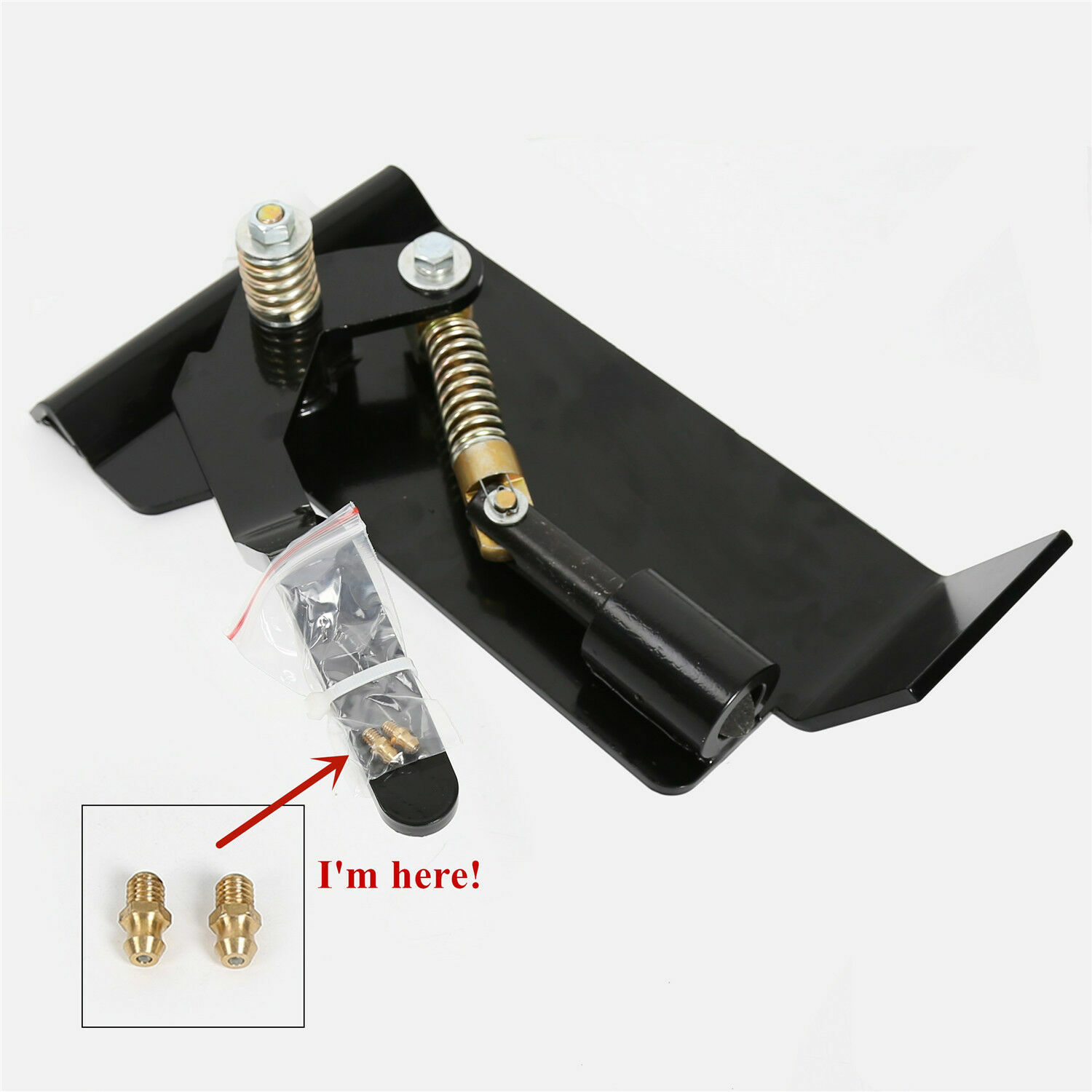 1/2″ HD Skid Steer Quick Tach Attachment Mount Plate & Conversion Adapter Latch