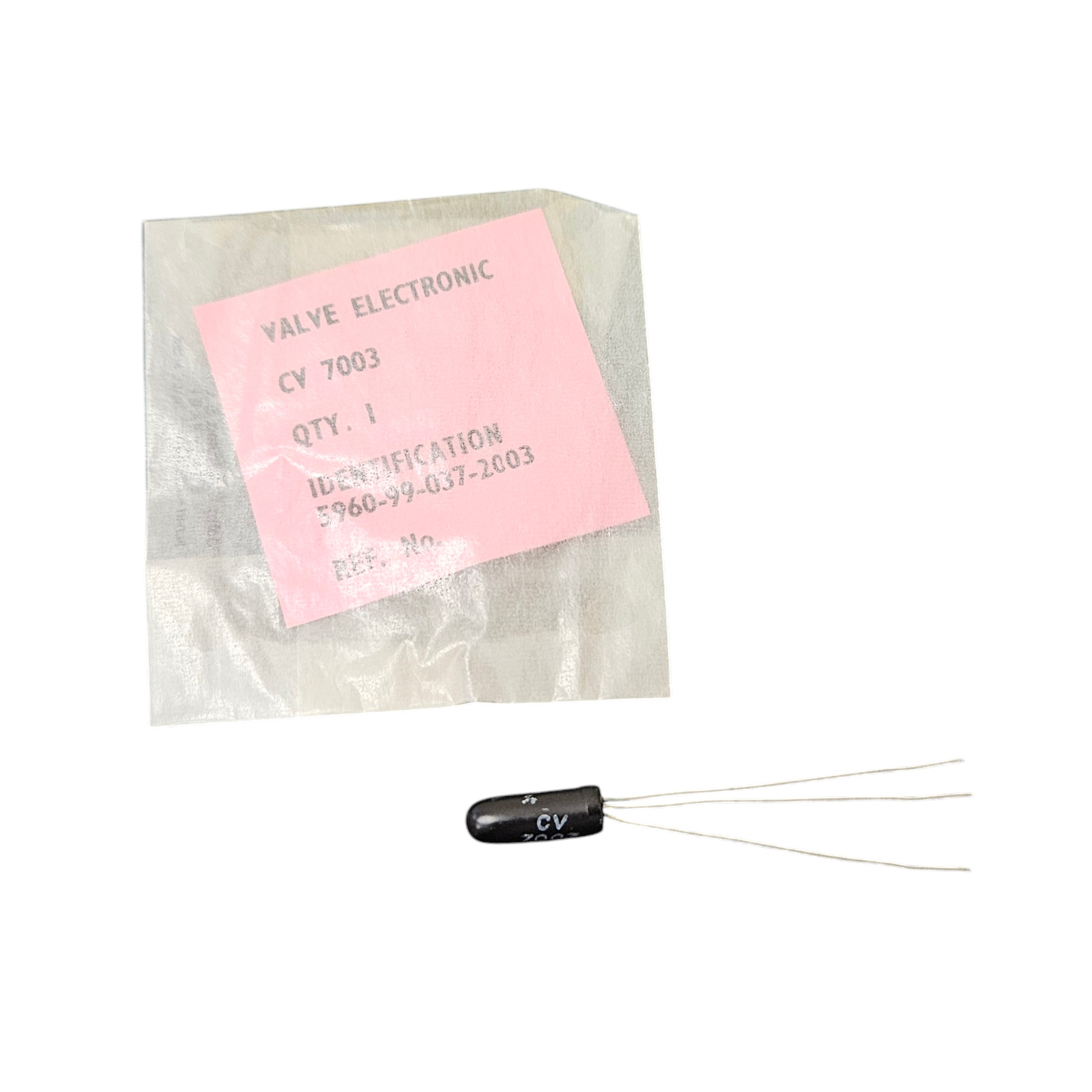CV7003 OC44 MULLARD BLACK GLASS GERMANIUM TRANSISTOR NOS 1 PIECE (VR171)